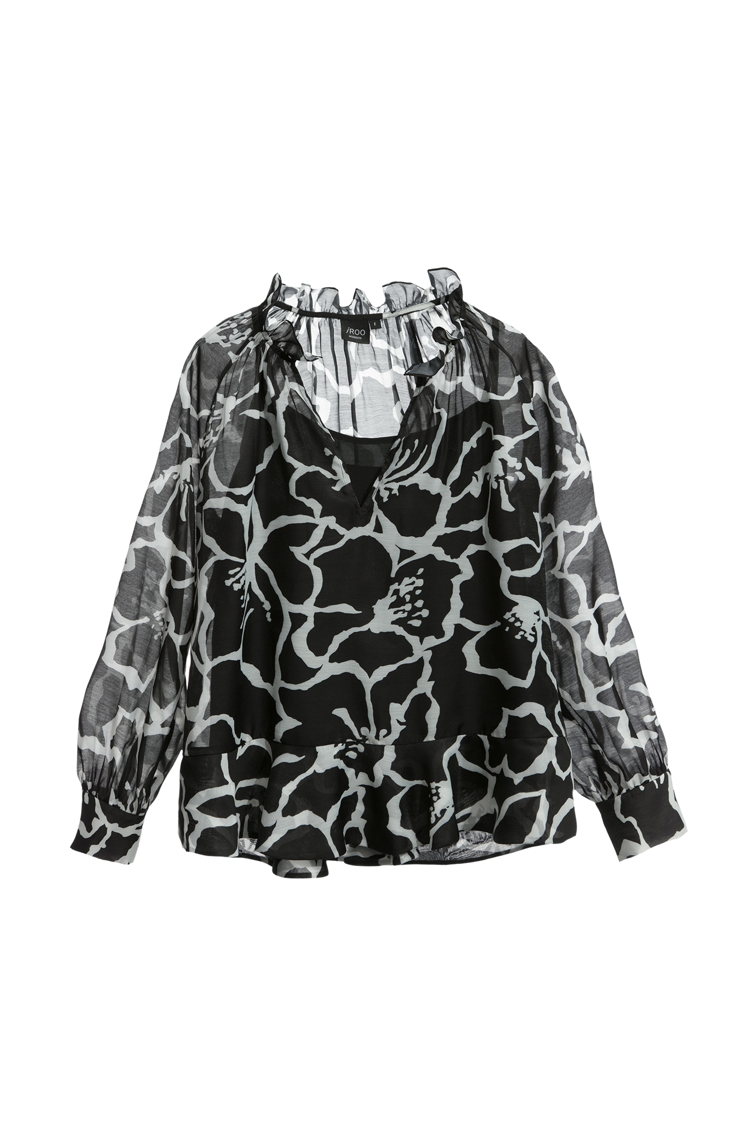 Floral Print Long Sleeve TopFloral Print Long Sleeve Top,Tops,Under shirts,Season (AW) Look,sleeveless tops