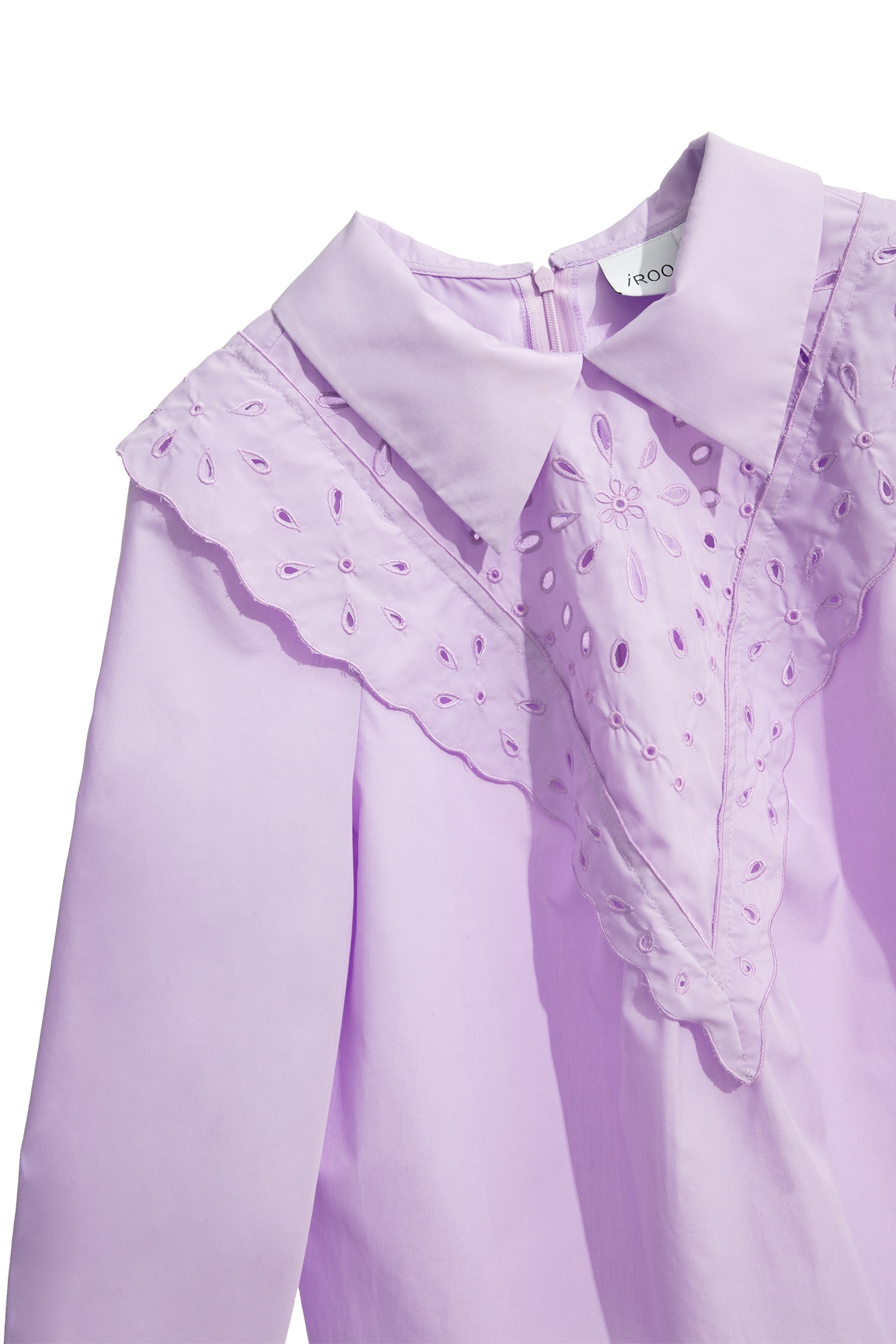 Hollow Out Detail Purple BlouseHollow Out Detail Purple Blouse,Tops,Embroidered,Embroidered tops,Season (SS) Look,Embroidered,Blouses