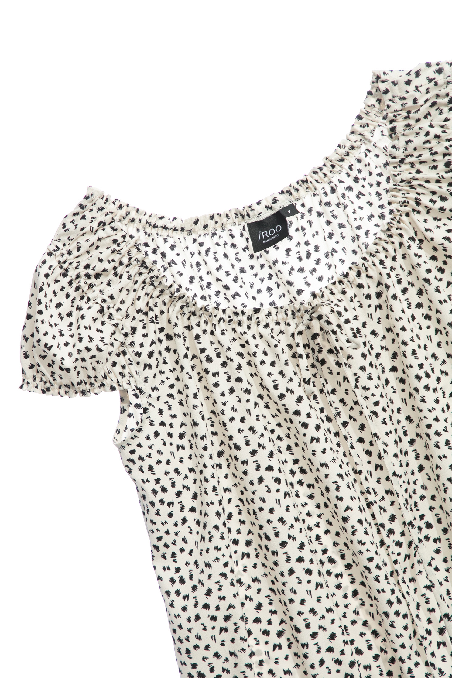 Small Leopard Print Short Sleeve TopSmall Leopard Print Short Sleeve Top,U-Neck T shirts,Tops,Season (SS) Look,Short sleeve tops