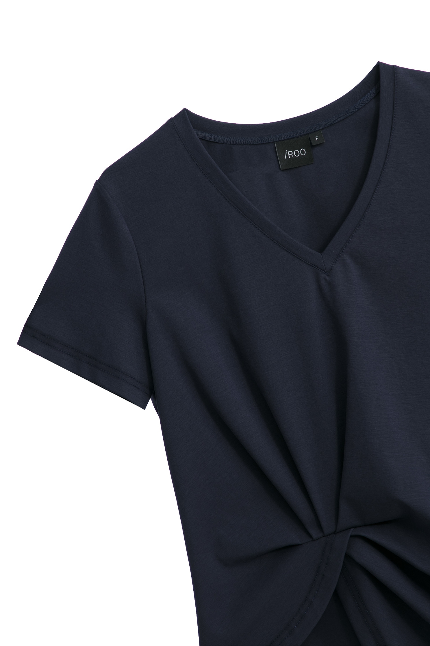 Asymmetric Navy Short Sleeve TeeAsymmetric Navy Short Sleeve Tee,Tops,Season (SS) Look,Cotton