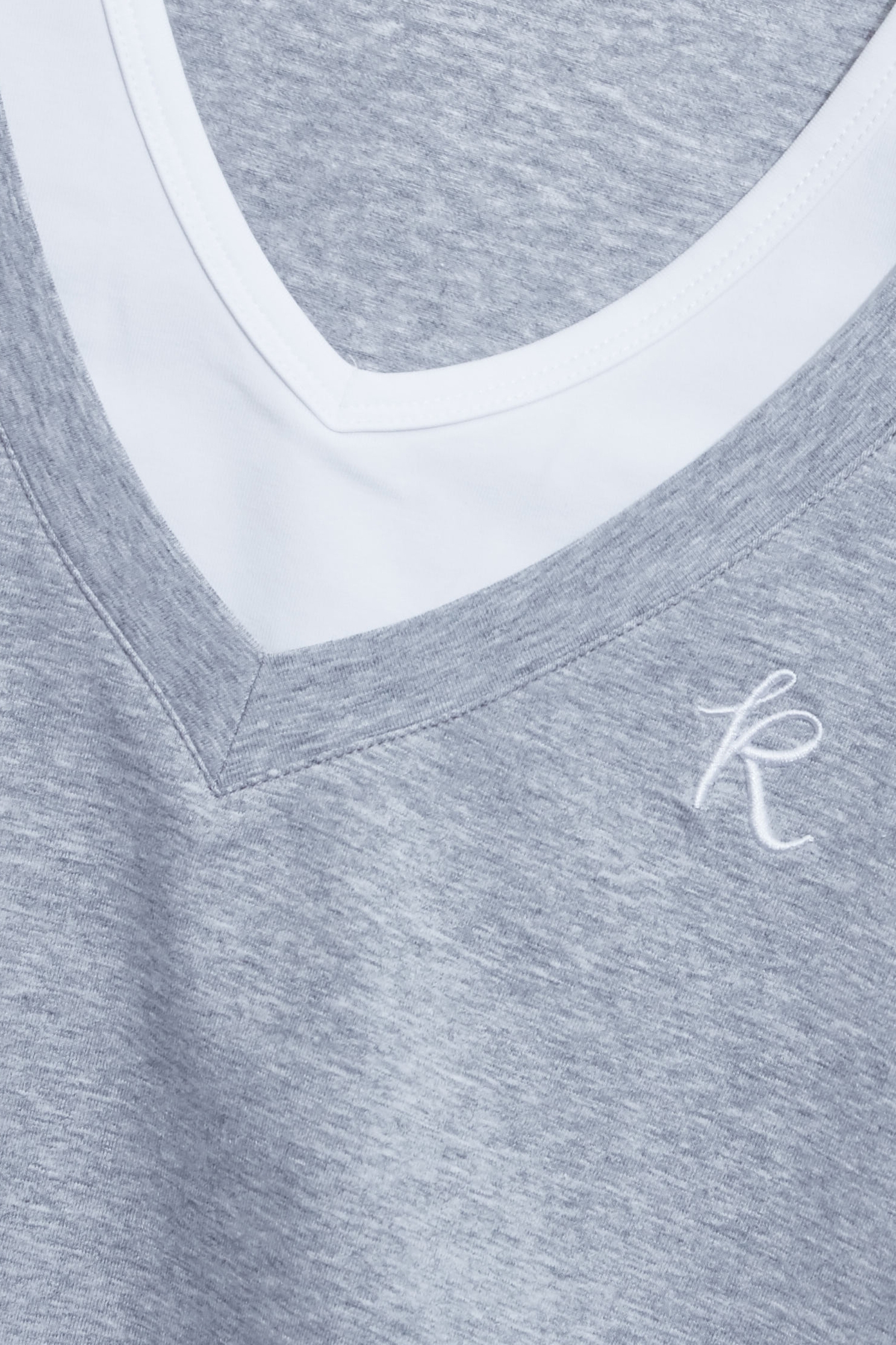 Fake Two Pice Short Sleeve TeeFake Two Pice Short Sleeve Tee,T-shirts,Tops,Season (AW) Look,Cotton