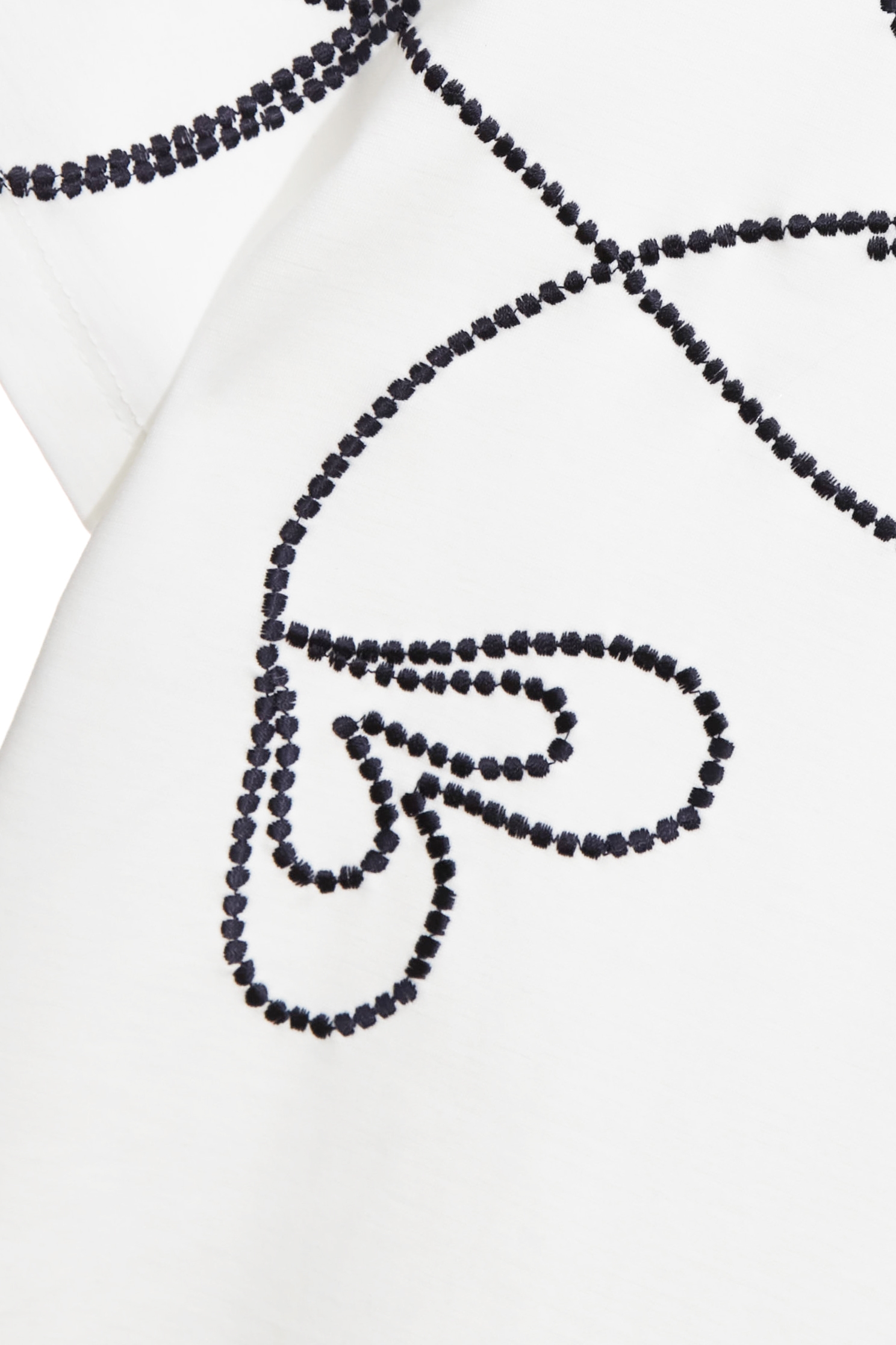 Front Embroidery Slogan Short Sleeve TeeFront Embroidery Slogan Short Sleeve Tee,T-shirts,Tops,Embroidered,White tops,Season (AW) Look