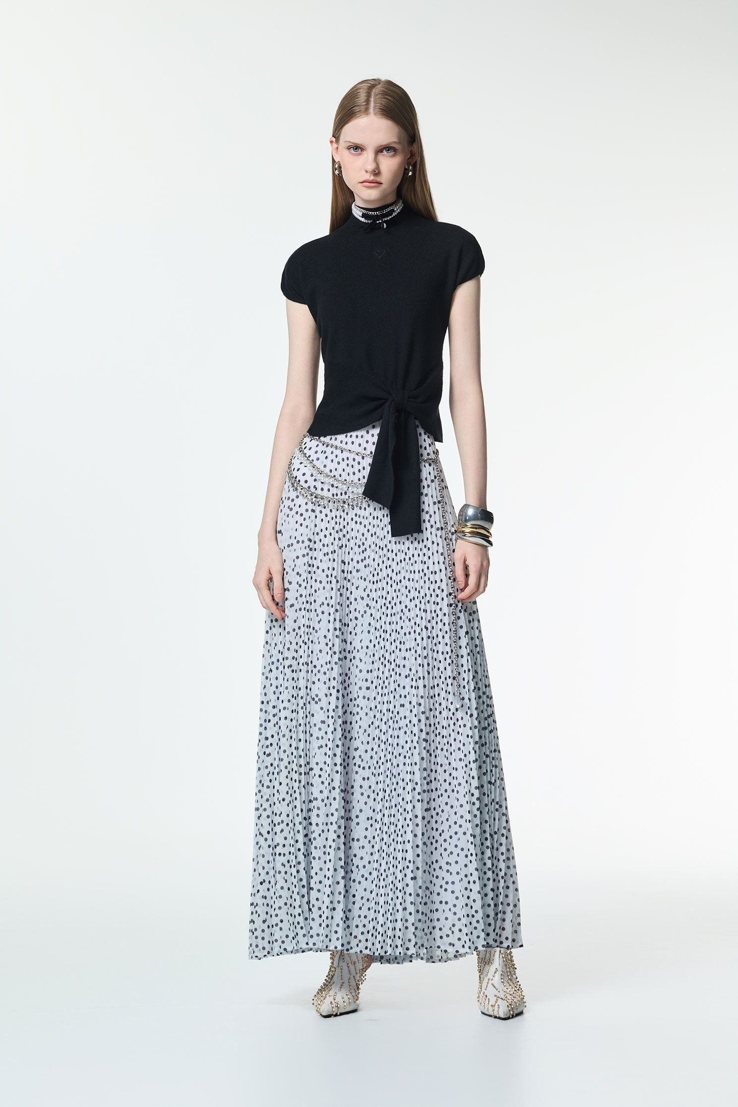 Front Knot Knit TopFront Knot Knit Top,Office Looks,bestselling,Season (AW) Look,Valentine,Embroidered,Knitted,Knitted tops