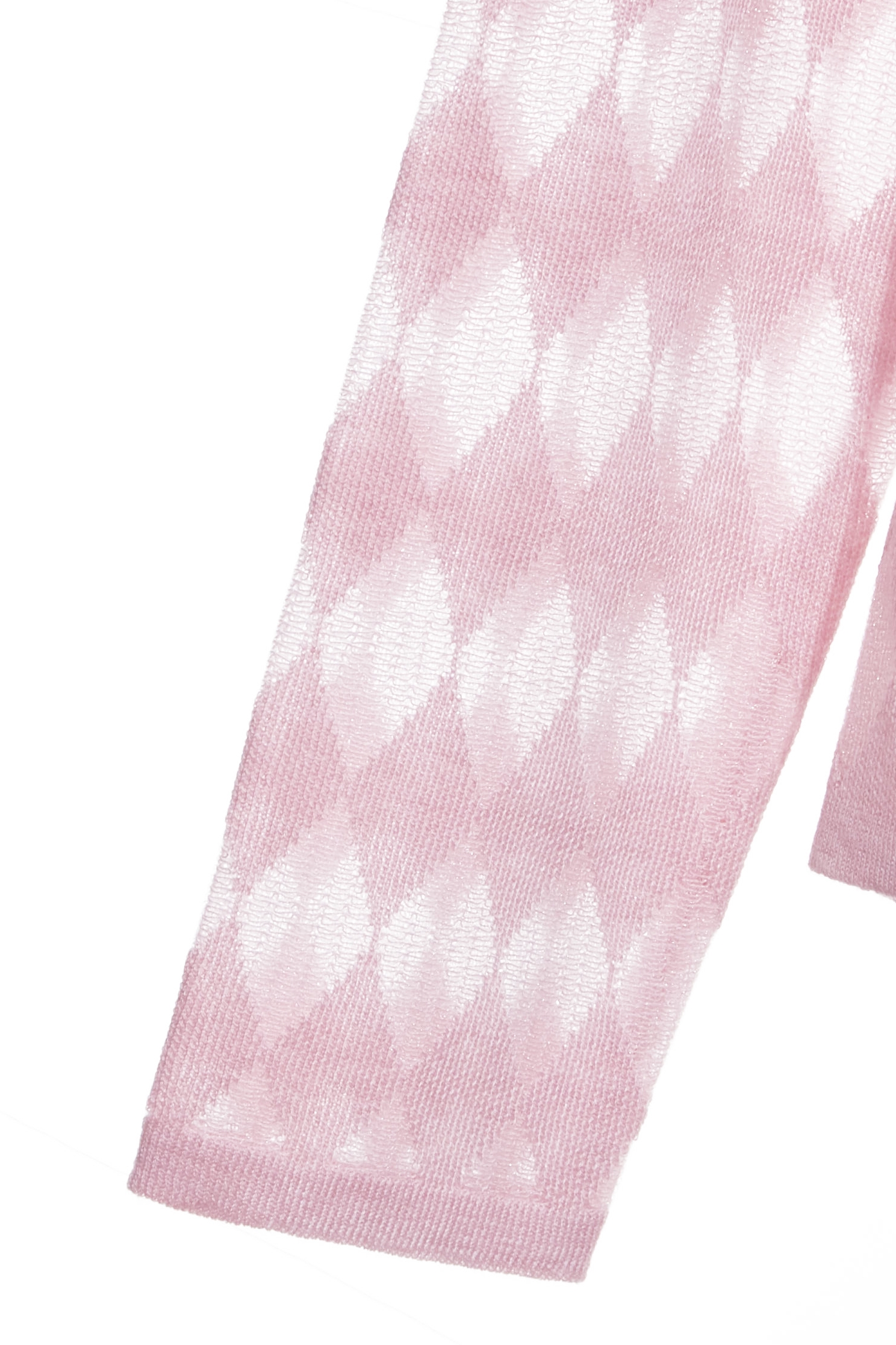 Pink Argyle Pattern Knit TopPink Argyle Pattern Knit Top,Tops,Plaid,Season (AW) Look,Knitted,Knitted tops