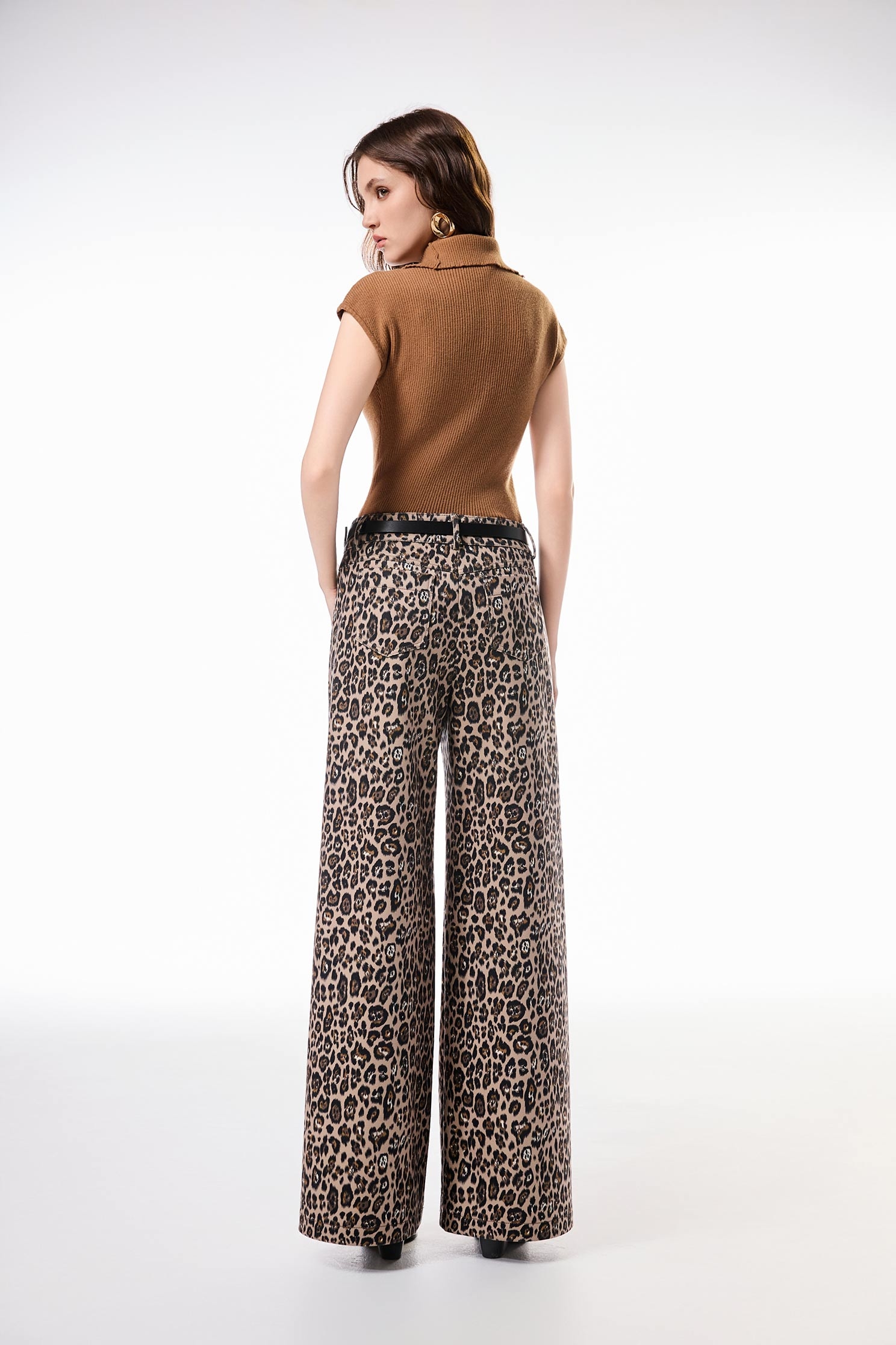 High Neck Caramel Knit TopHigh Neck Caramel Knit Top,Tops,Season (AW) Look,Knitted,Knitted tops