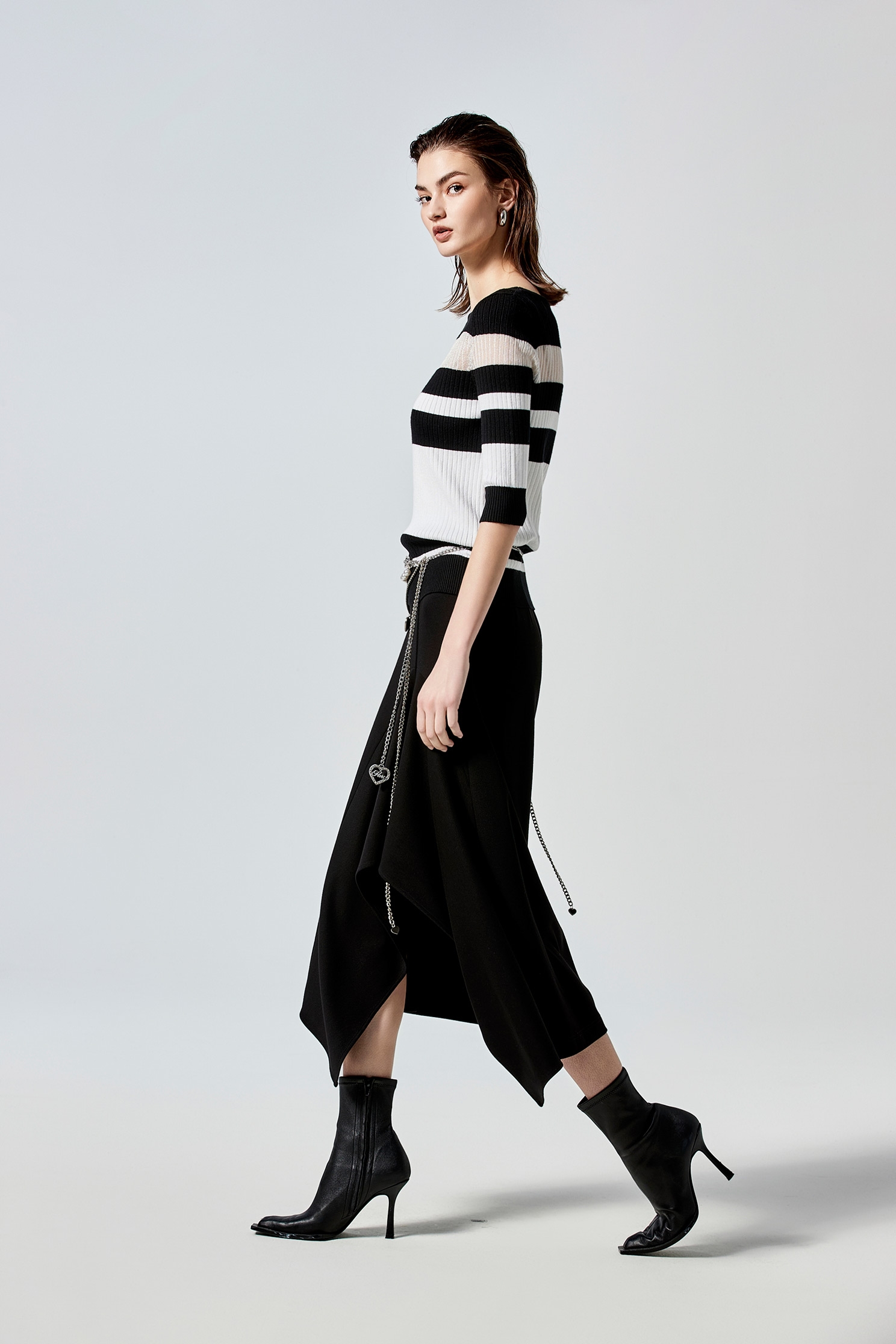 Classic Stripe Knit TopClassic Stripe Knit Top,Season (SS) Look,Knitted,Knitted tops