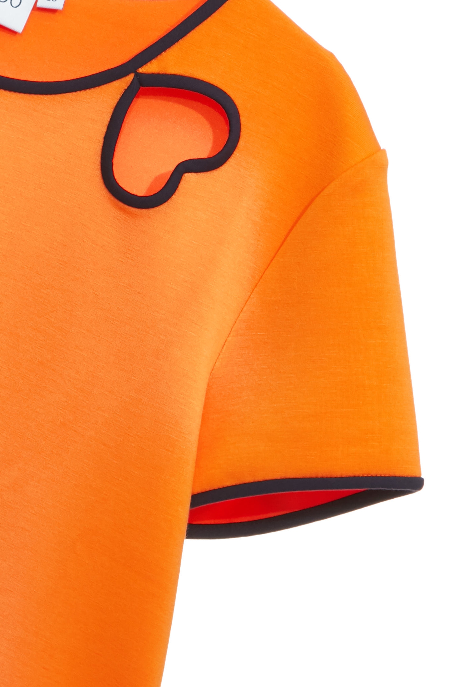 Heart Detail Orange TeeHeart Detail Orange Tee,T-shirts,T-shirts,Tops,Season (SS) Look