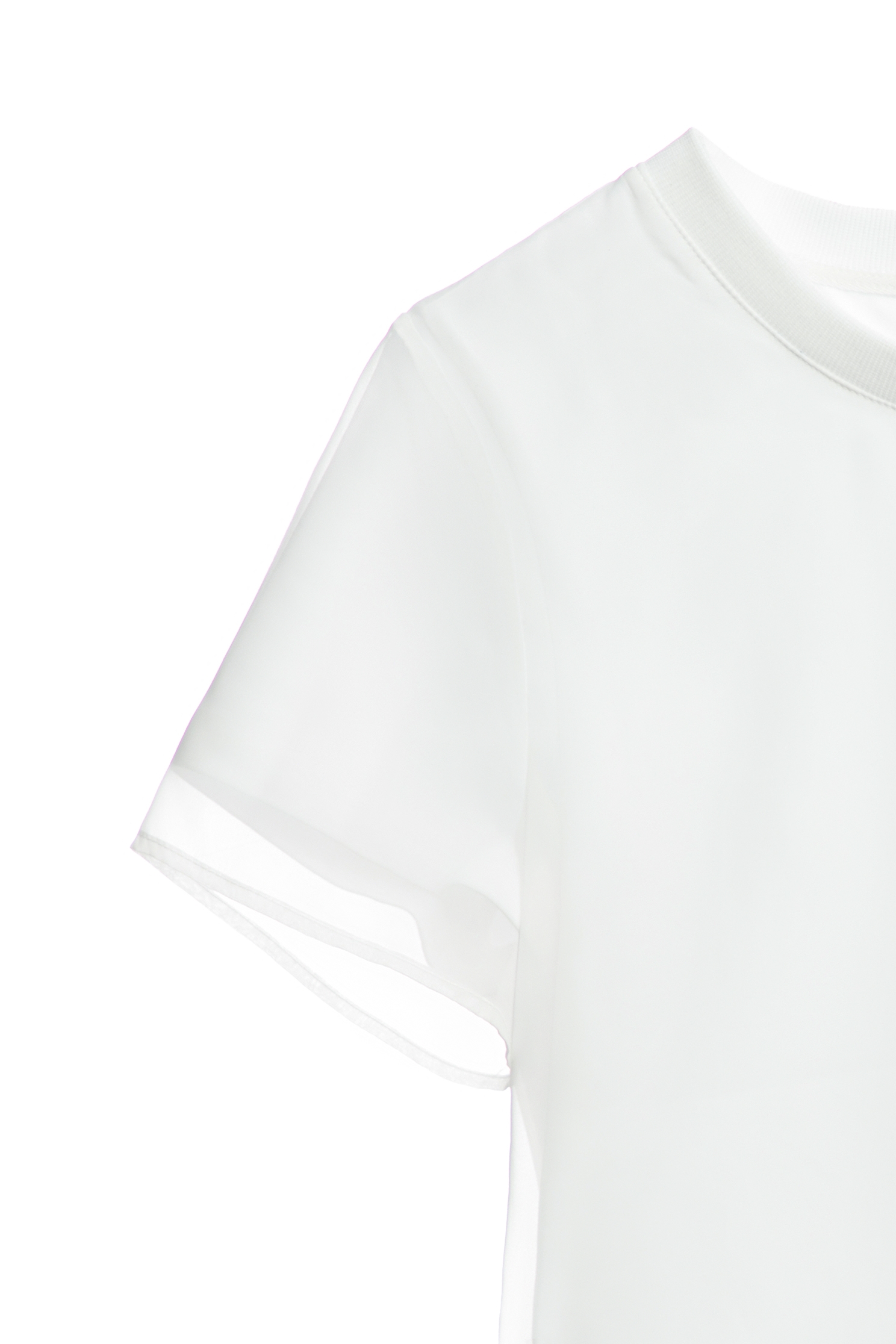 Organza Layer Tee With front Heart LogoOrganza Layer Tee With front Heart Logo,T-shirts,Tops,Season (SS) Look