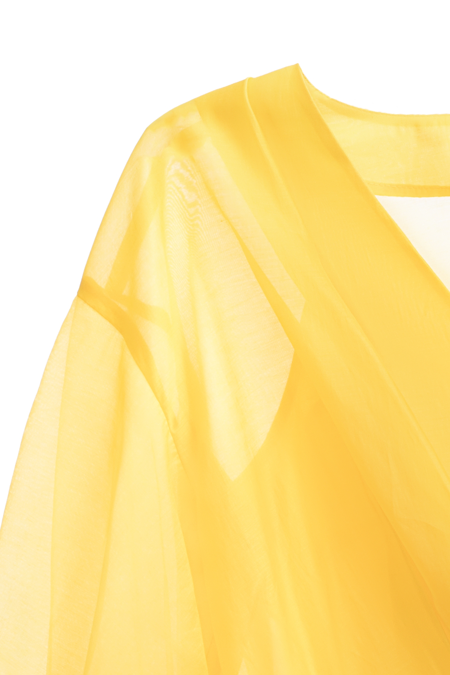 Lantern Sleeve Yellow TopLantern Sleeve Yellow Top,Tops,Under shirts,Season (SS) Look,sleeveless tops