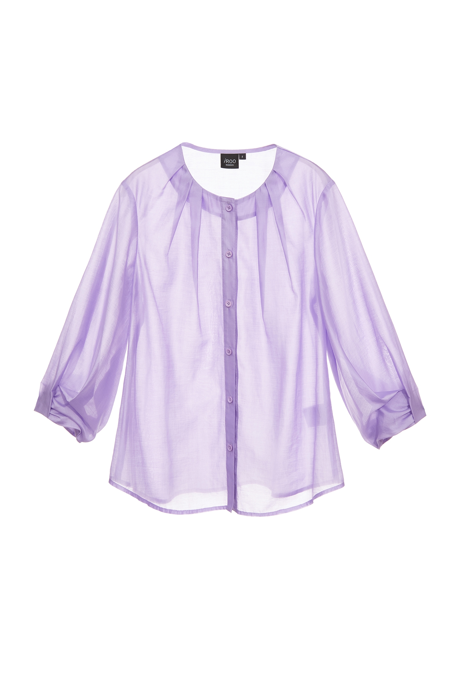 Round Neck Button Front Purple TopRound Neck Button Front Purple Top,Season (SS) Look,Blouses