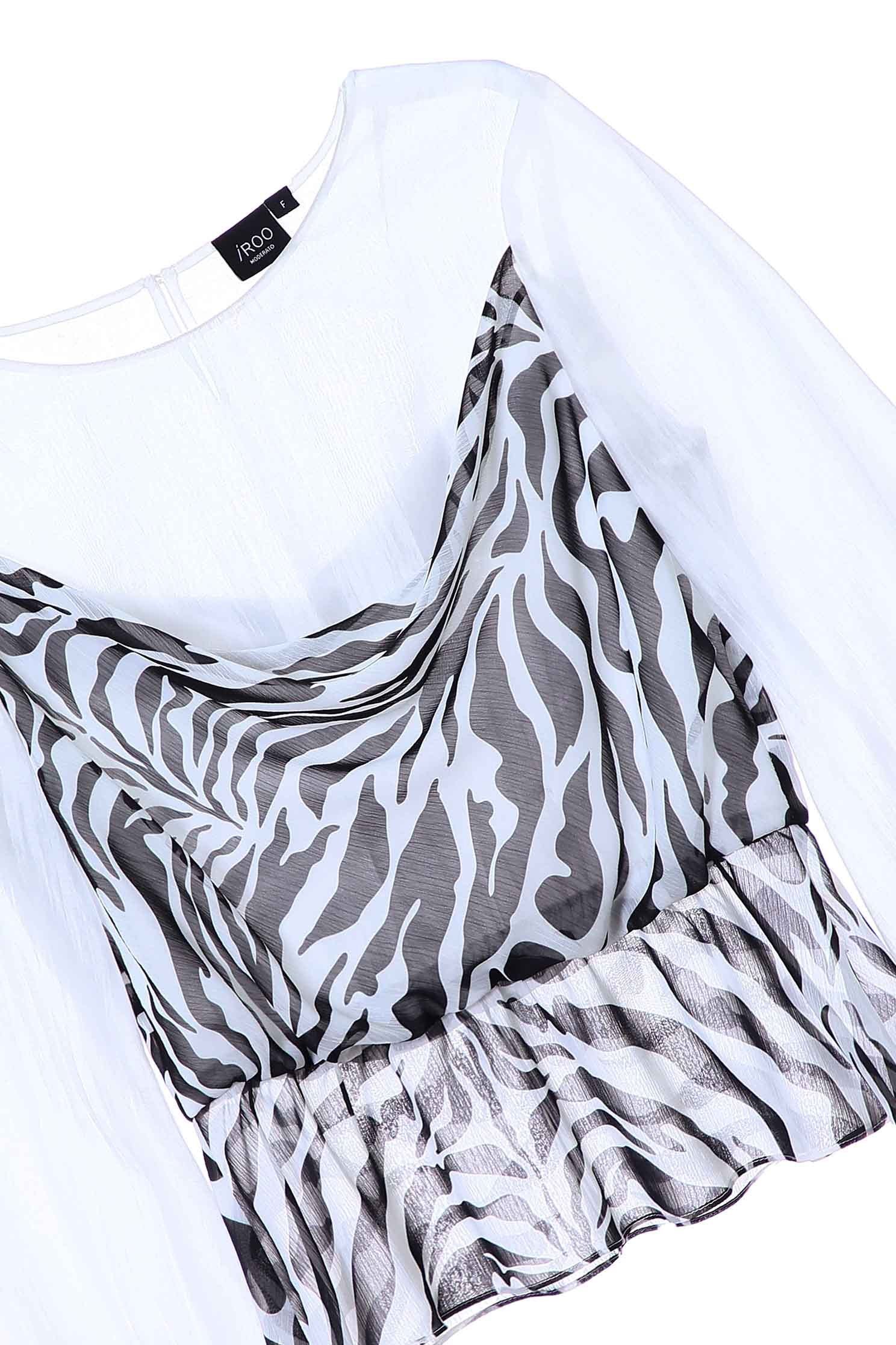 Zebra Print Chiffon TopChiffon top with zebra print,Tops,Season (AW) Look,Chiffon,Chiffon tops