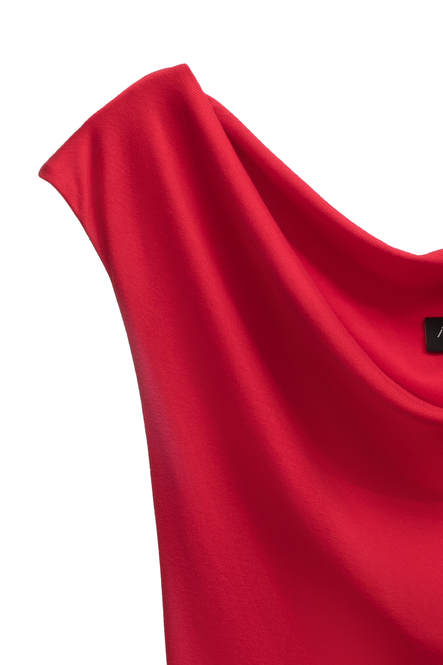 Cowl Neckline Red TopCowl Neckline Red Top,Tops,Season (SS) Look