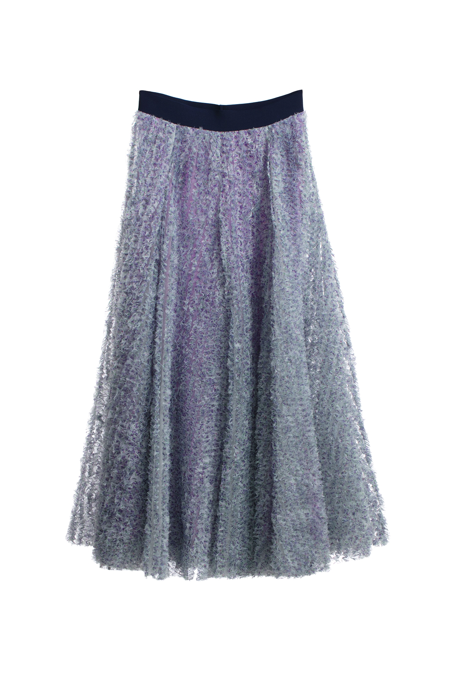 Mesh Feather Maxi SkirtMesh Feather Maxi Skirt,Stripe,Season (AW) Look,Mesh fabric,Midi skirts