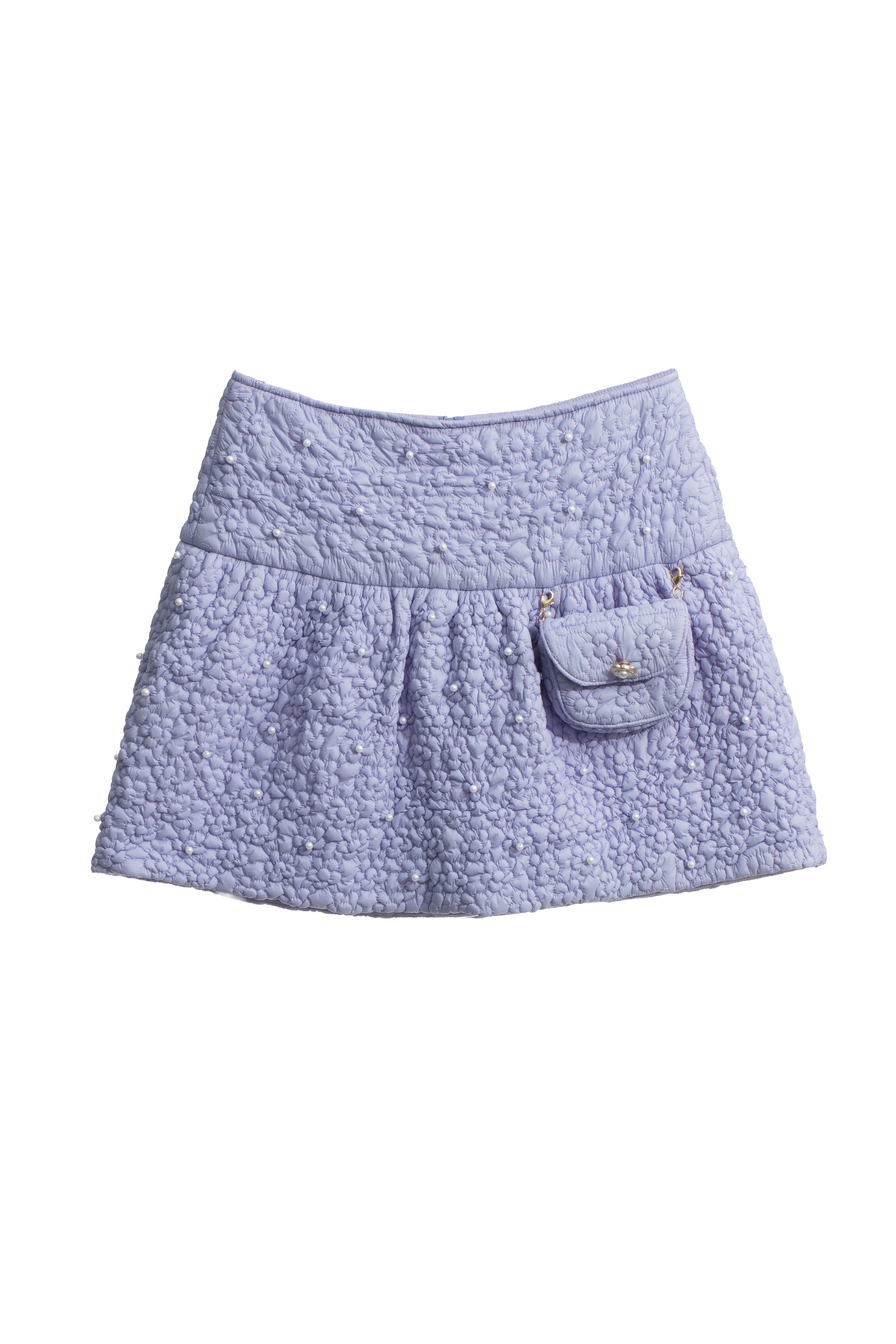 Quilted Lavender Short SkirtQuilted Lavender Short Skirt,pearl,Mini skirts,Shorts,Season (AW) Look