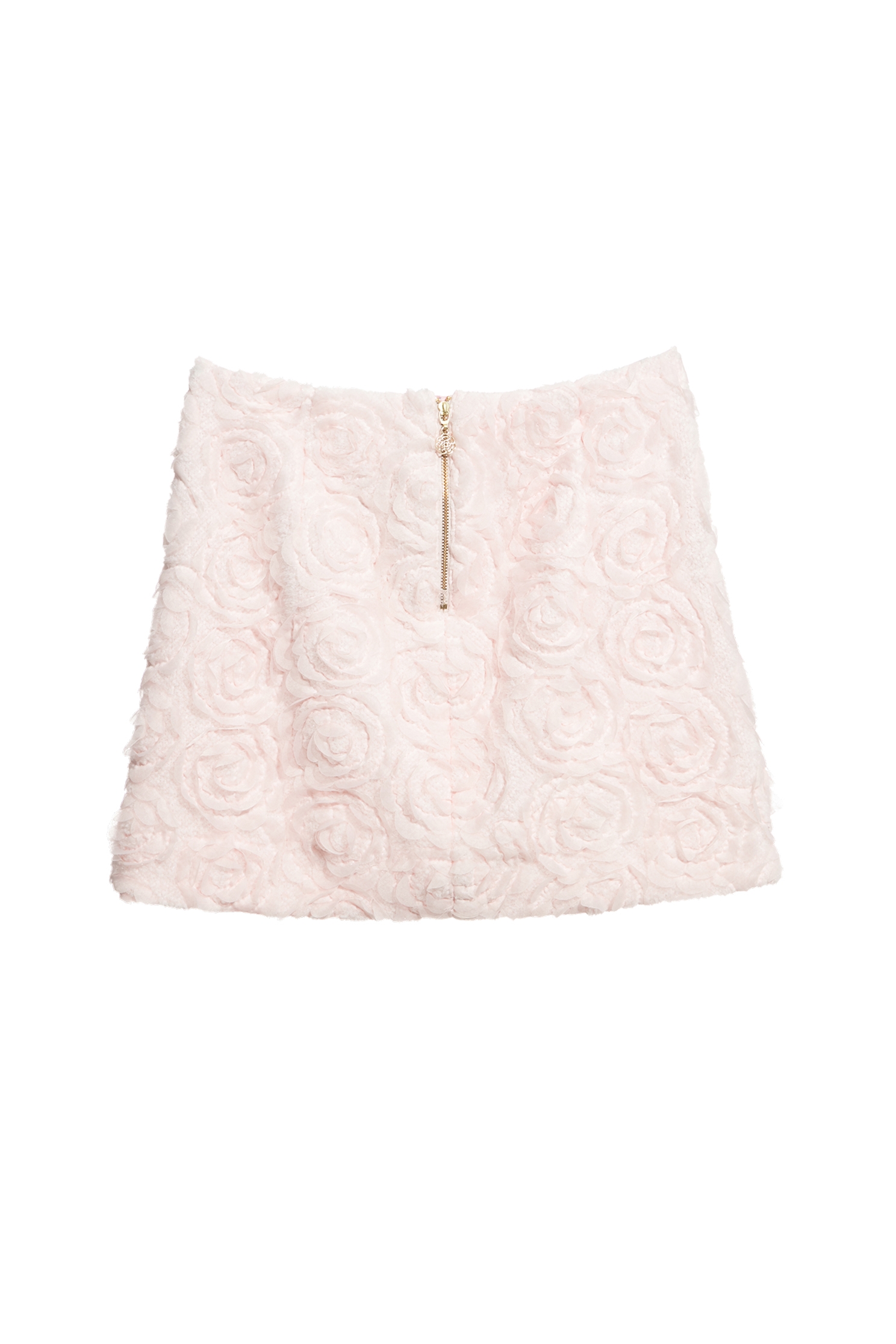 3-D Mesh Floral Pink Skirt3-D Mesh Floral Pink Skirt,Embroidered,Mini skirts,Shorts,Season (AW) Look