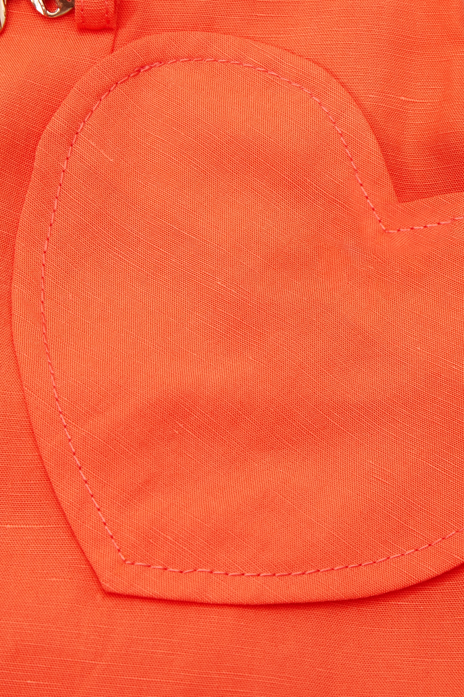 Heart Pocket Detail Linen ShortsHeart Pocket Detail Linen Shorts,Season (SS) Look,Shorts,pants