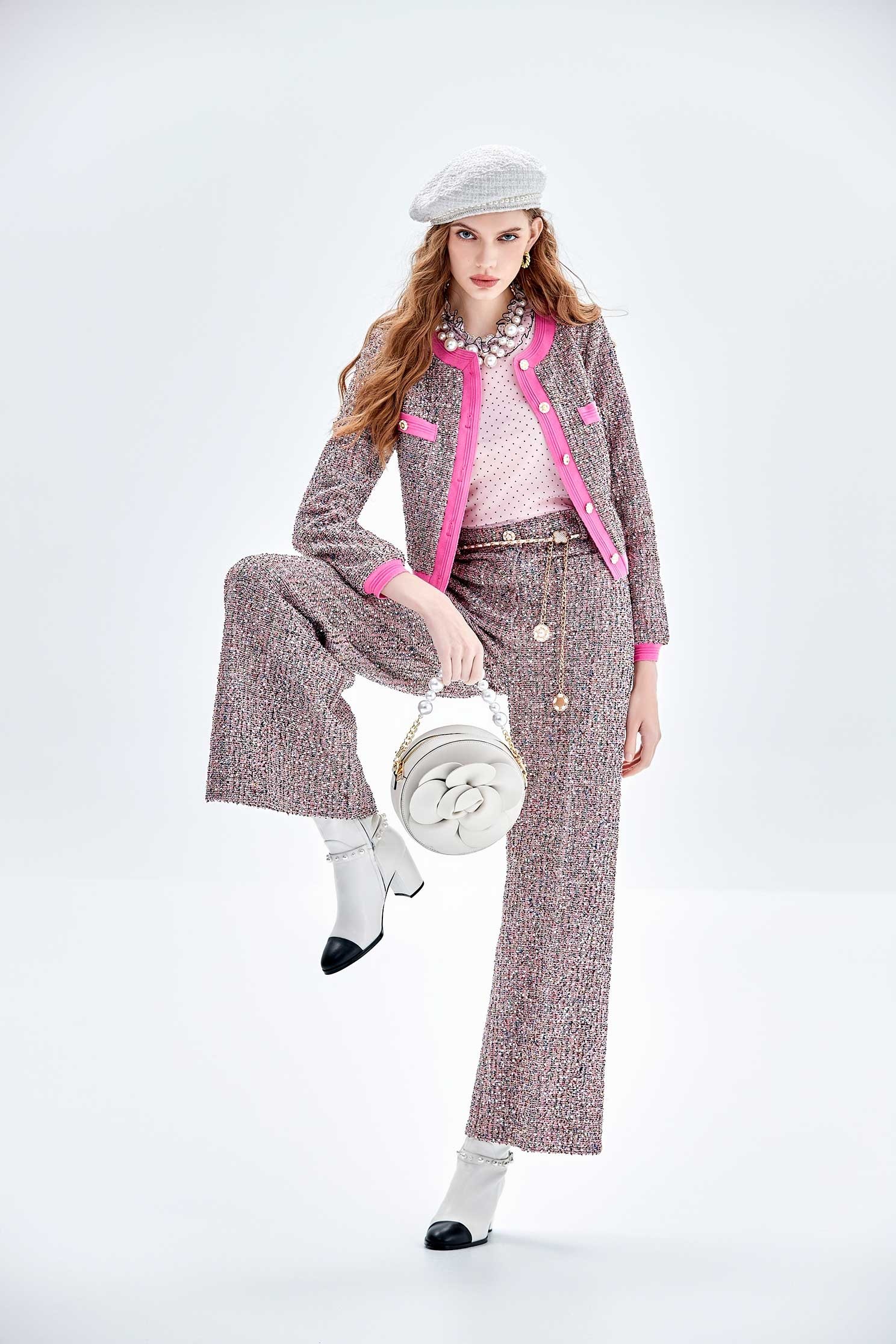 Tweed Wide Leg PantsTweed Wide Leg Pants,Culottes,Season (AW) Look,Culottes,Pants