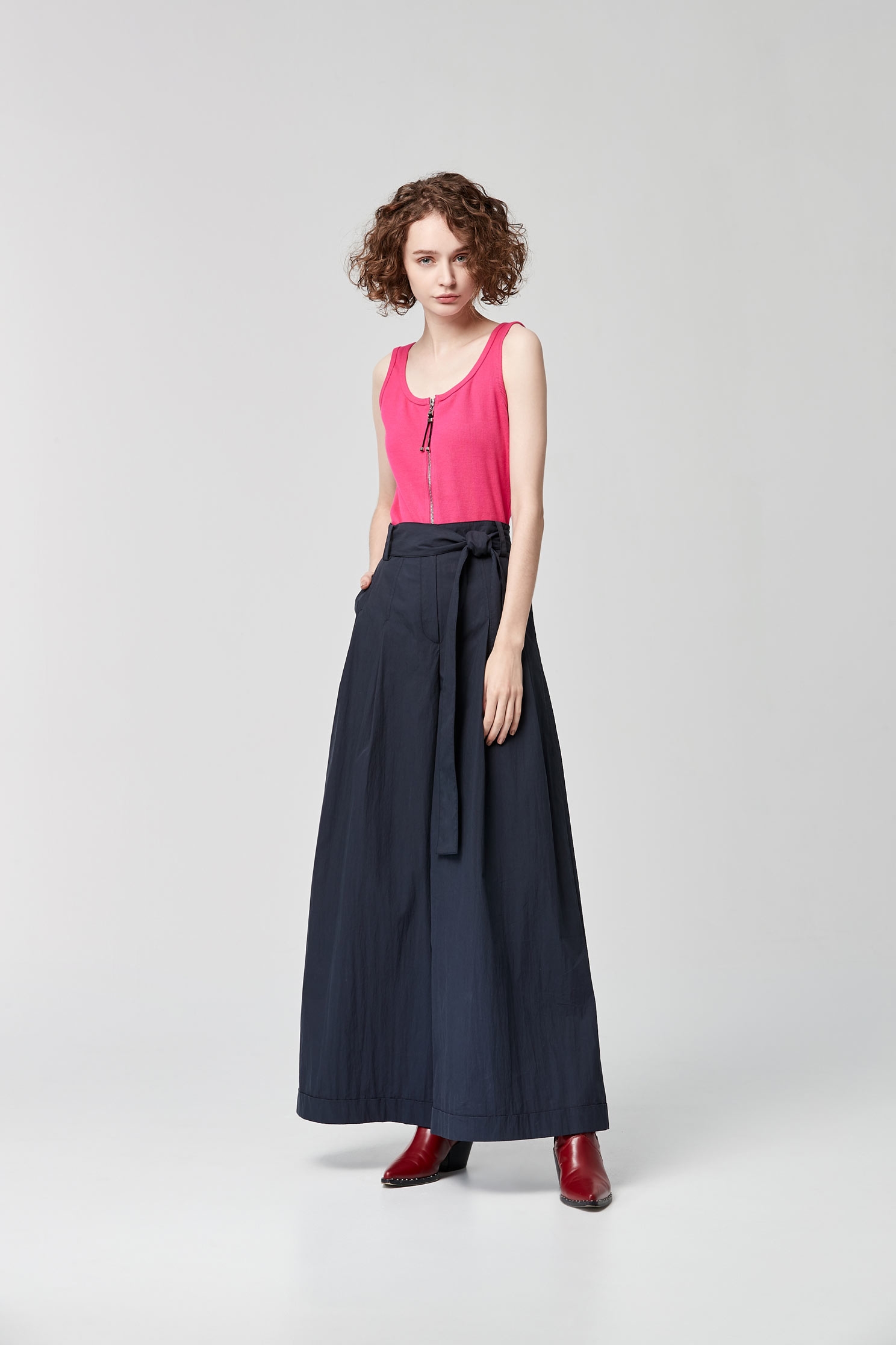 High Waist Wide Leg PantsHigh-waisted wide tube trousers,Culottes,Season (SS) Look,Culottes,Pants