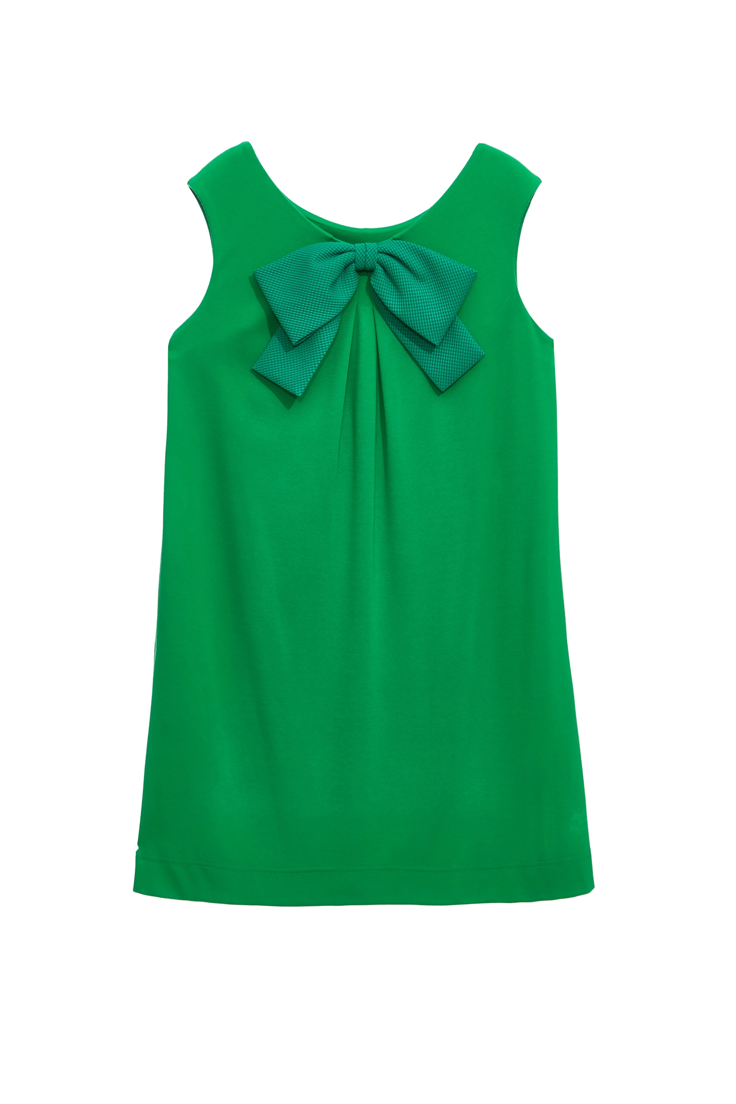 Front Bow Sleeveless DressFront Bow Sleeveless Dress,Dresses,Season (SS) Look,Plaid,City Feminine,bows