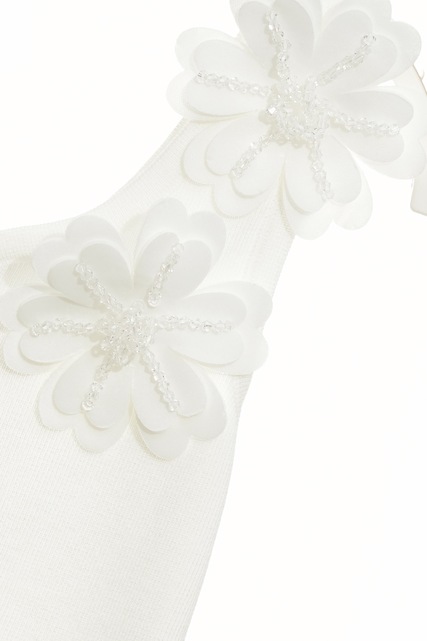 Beaded Floral Detail Knit VestBeaded Floral Detail Knit Vest,U-Neck T shirts,sleeveless tops,Tops,Season (SS) Look,sleeveless tops,Knitted,Knitted tops,Knitted tops