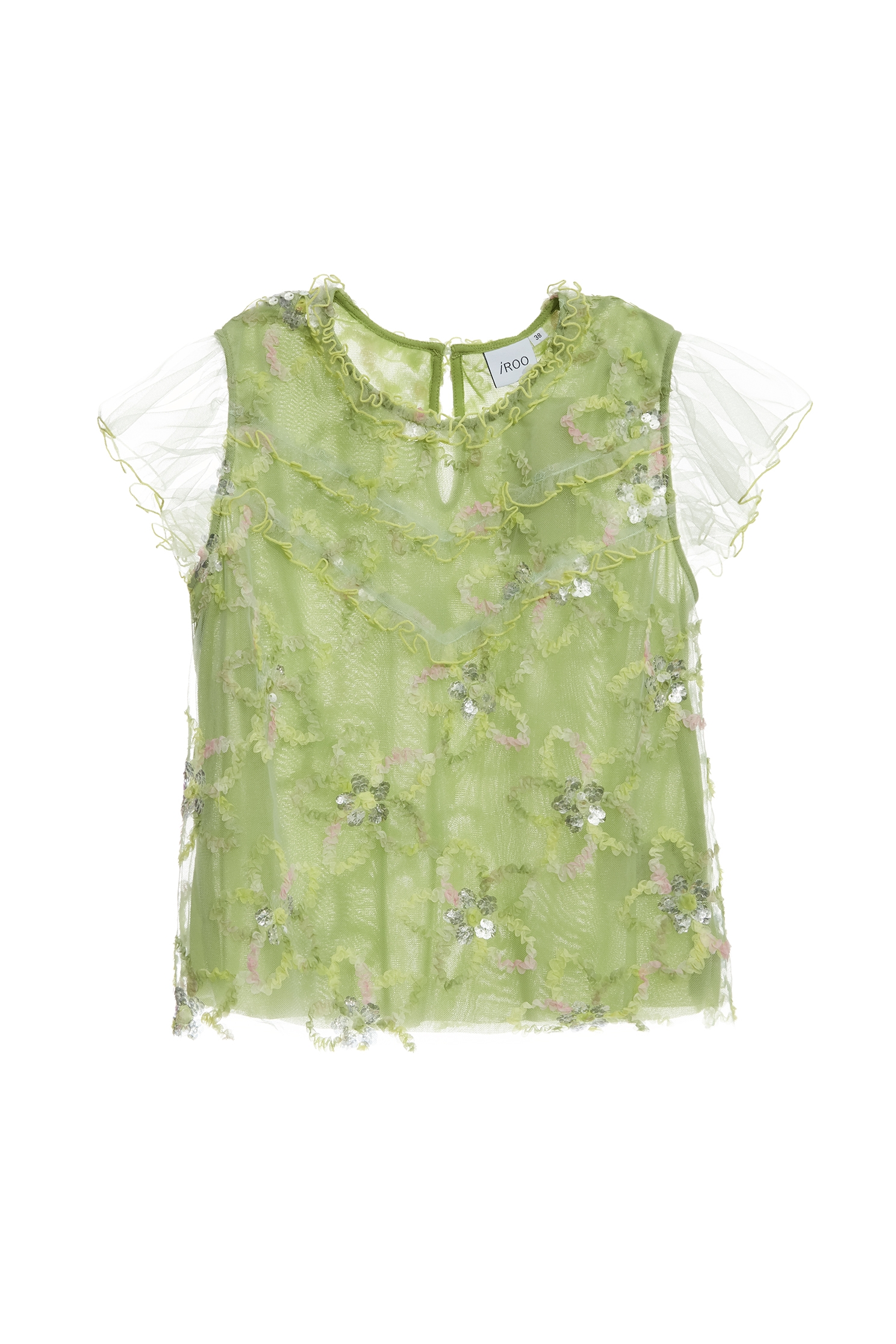 Multi Colour Emobossed Floral Detail Sequin VestMulti Colour Emobossed Floral Detail Sequin Vest,sleeveless tops,Tops,Embroidered,sleeveless tops,Season (AW) Look,sleeveless tops