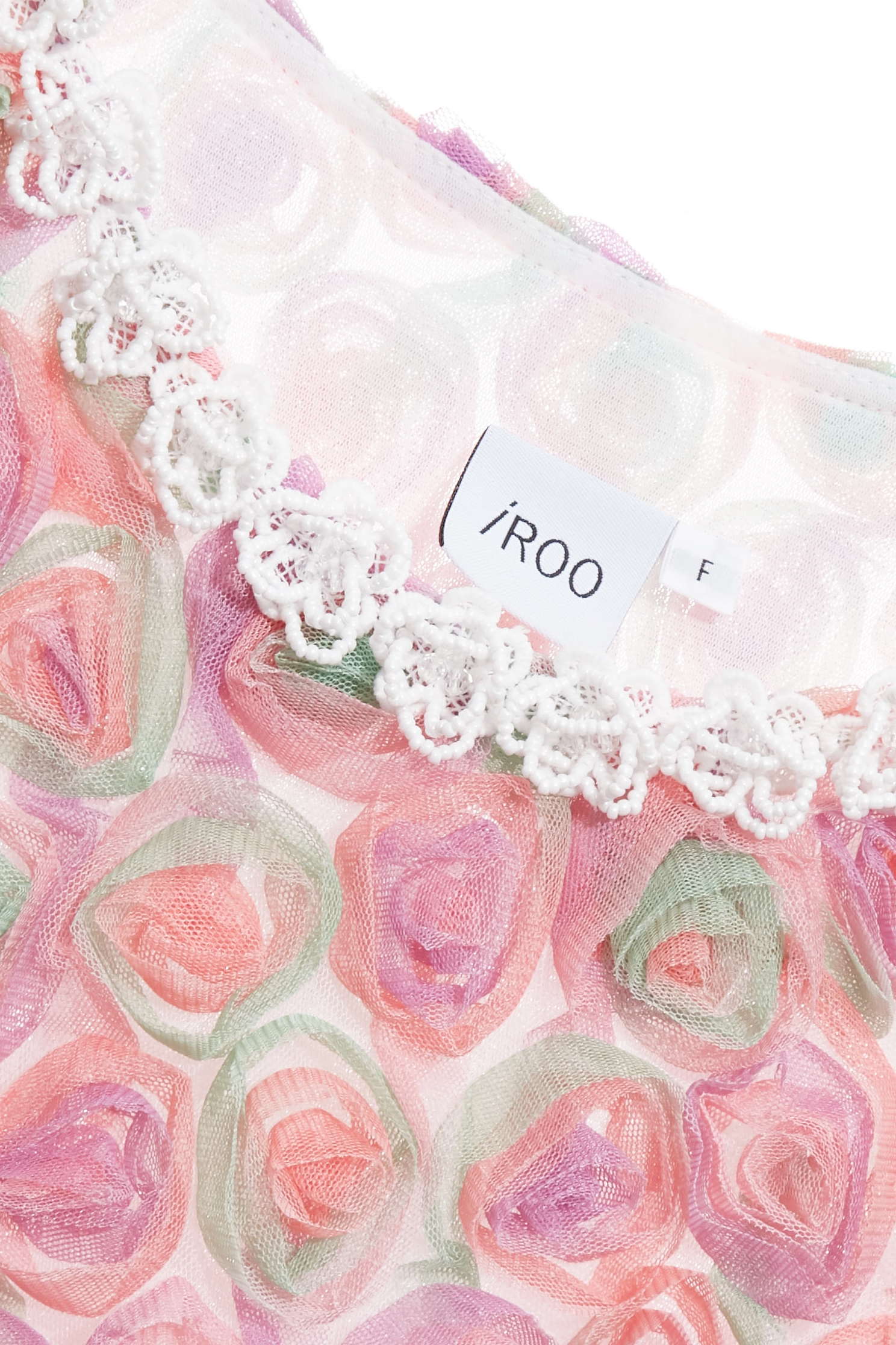 Multi Colour 3-D Rose Detail VestMulti Colour 3-D Rose Detail Vest,sleeveless tops,Tops,bestselling,Embroidered,sleeveless tops,pearl,Season (AW) Look,Valentine,sleeveless tops,blossoms