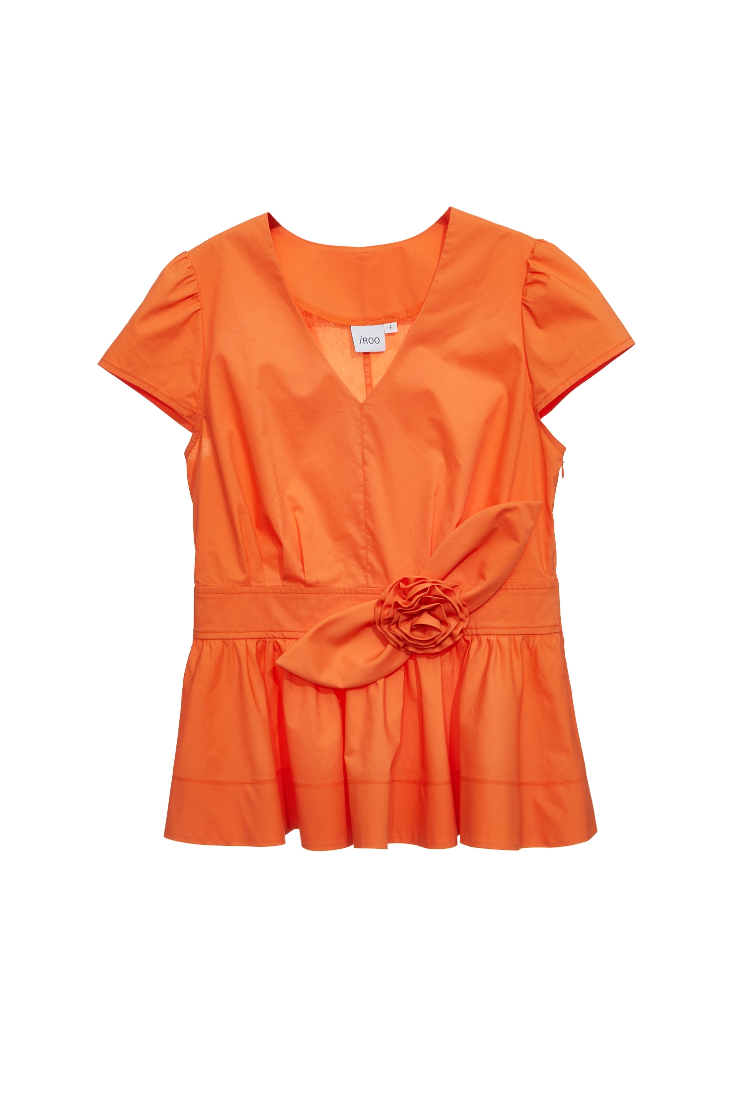 Front Bow Detail Short Sleeve TopFront Bow Detail Short Sleeve Top,Tops,Season (SS) Look