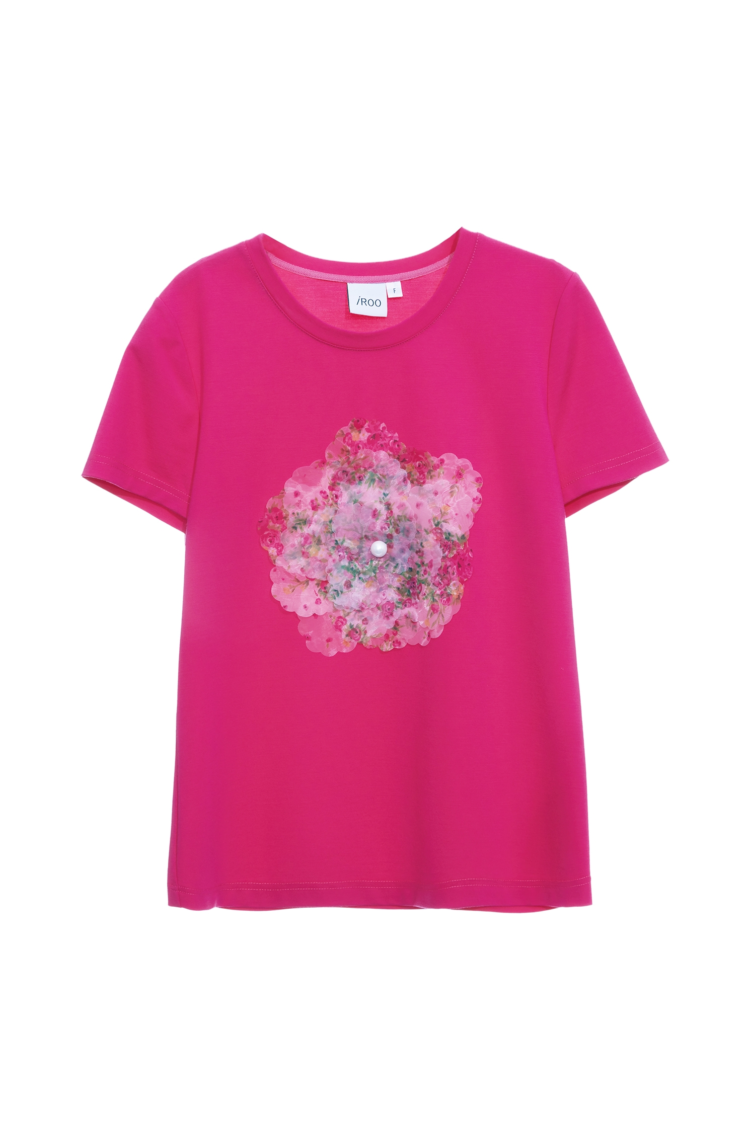 Front Floral Short Sleeve TeeFront Floral Short Sleeve Tee,T-shirts,T-shirts,Tops,Season (SS) Look