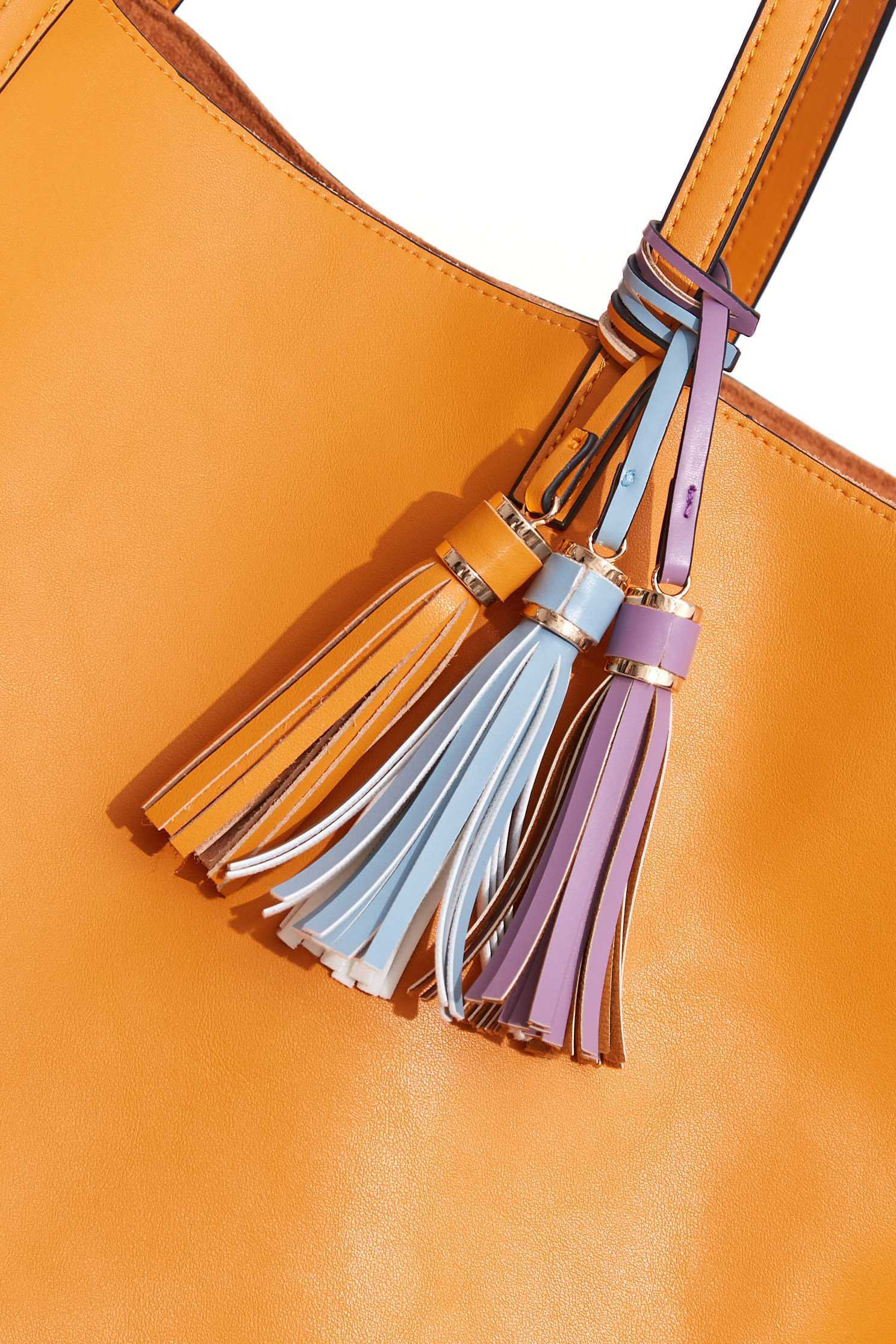 Tessel Accessory Leather Hand BagBig tote bag with fringing,Crossbody bags,Season (SS) Look,Leather