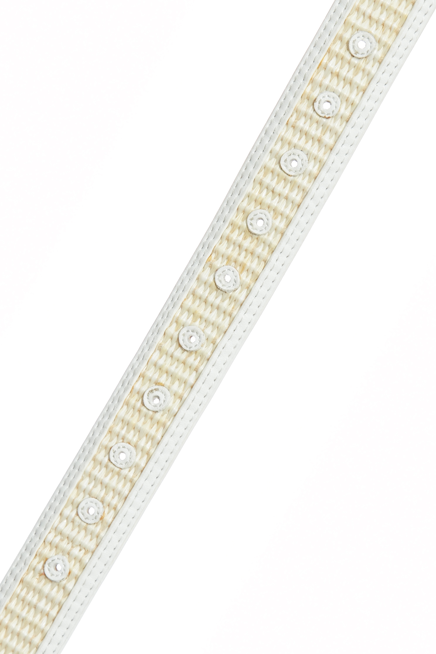 R Logo Woven Rattan BeltR Logo Woven Rattan Belt,Season (SS) Look,pearl,Belts,Belts