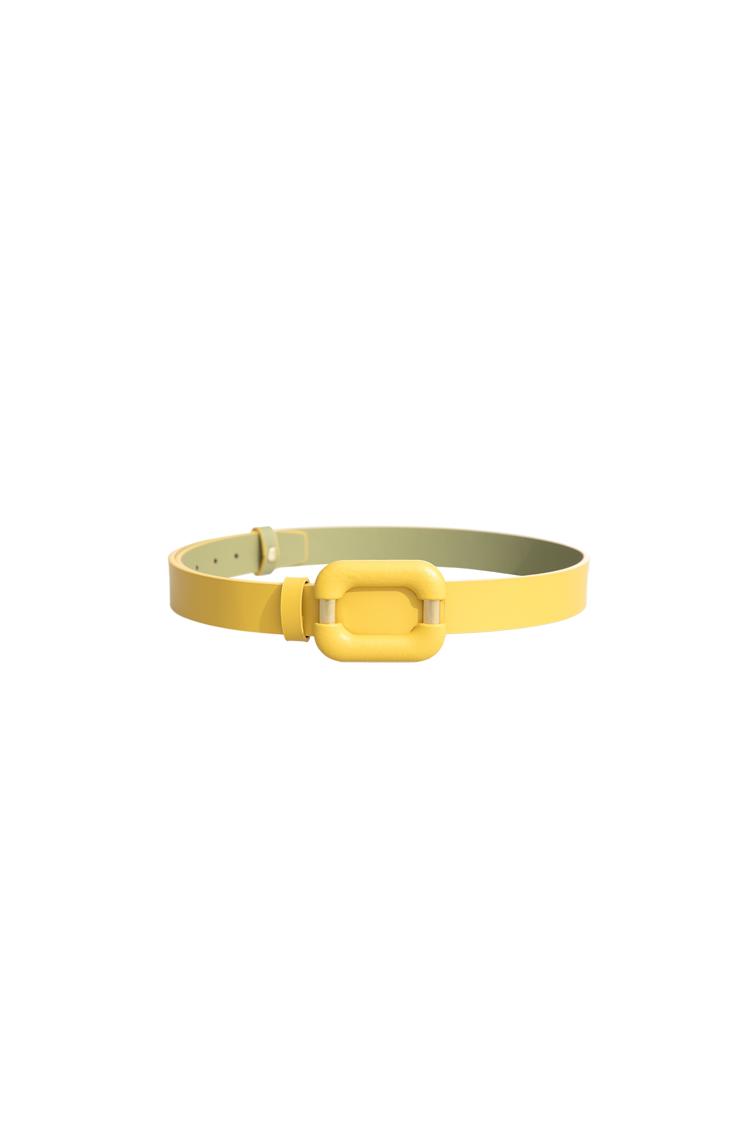 Square Buckle Leather BeltSquare Buckle Leather Belt,Belts,Leather,Season (AW) Look