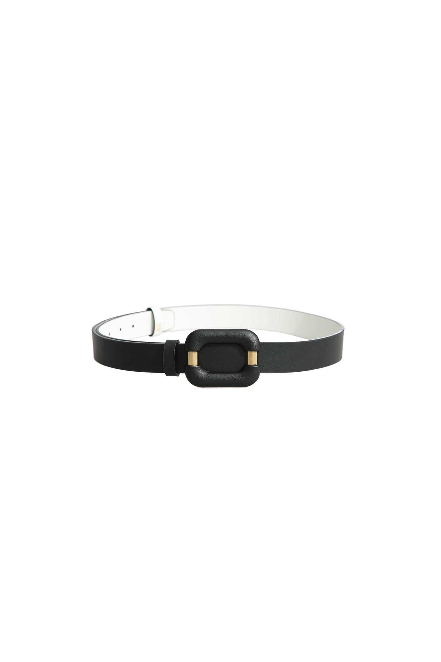 Square Buckle Leather BeltSquare Buckle Leather Belt,Belts,Leather,Season (AW) Look