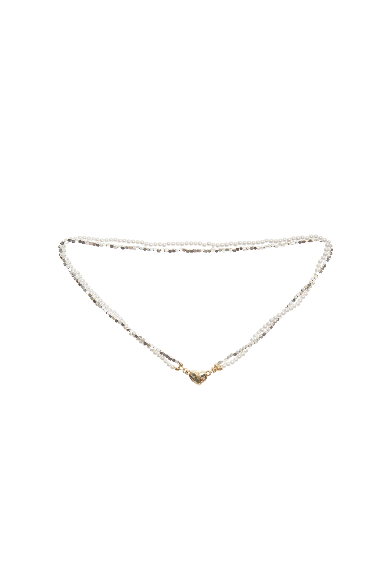 Heart Pendant Pearl NeckalceHeart Pendant Pearl Neckalce,pearl,Season (AW) Look,Necklaces