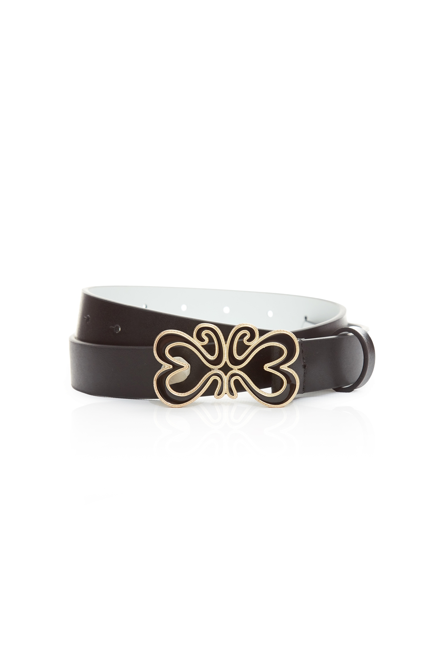 Butterfly Buckle Leather BeltButterfly Buckle Leather Belt,Season (AW) Look,Belts