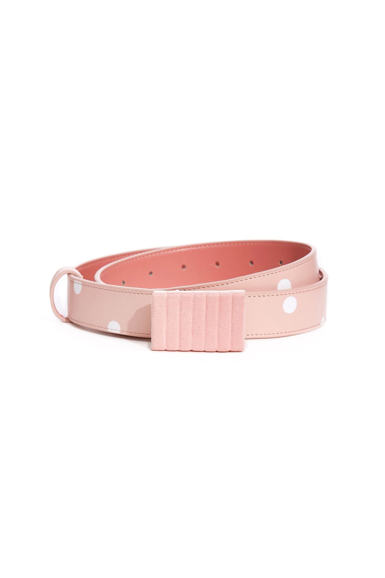 Polka Dot BeltDot plush metal belt(wide),dotcollection,Party Looks,Belts,Season (AW) Look,Pink