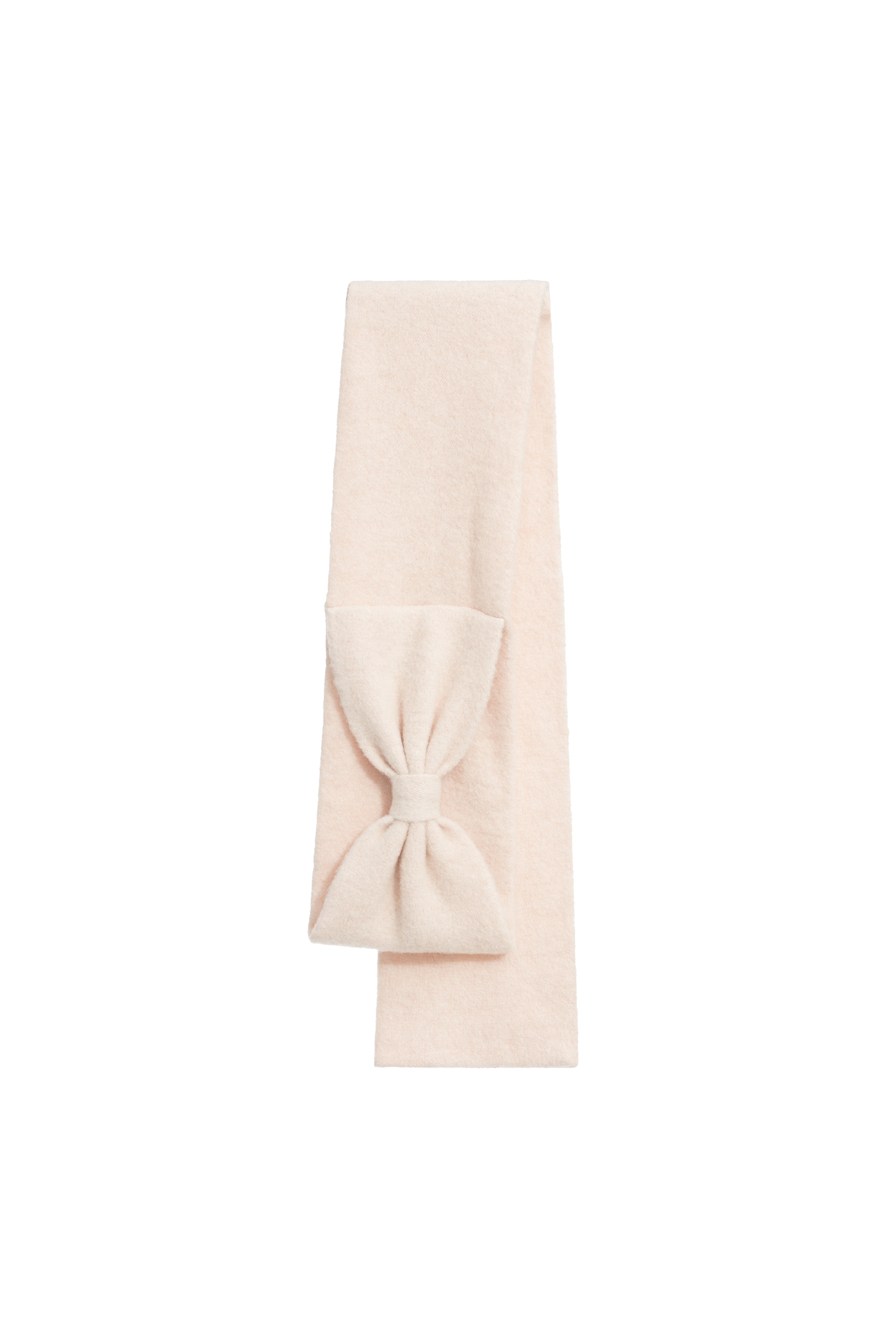 Ribbon Detail Woolen ScarfRibbon Detail Woolen Scarf,Scarves,Season (SS) Look,bows