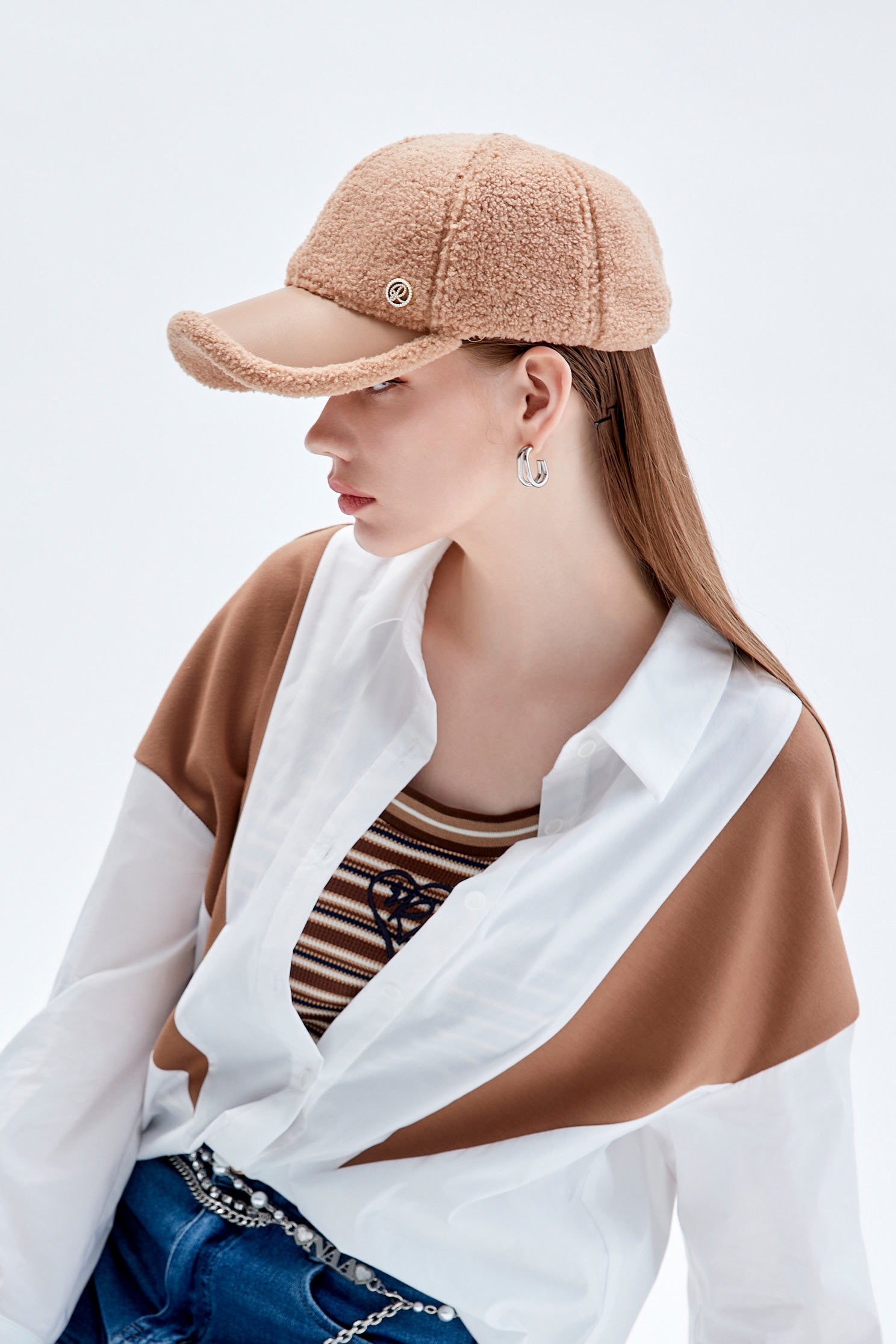 Faux Shearling Baseball CapFaux Shearling Baseball Cap,Season (AW) Look