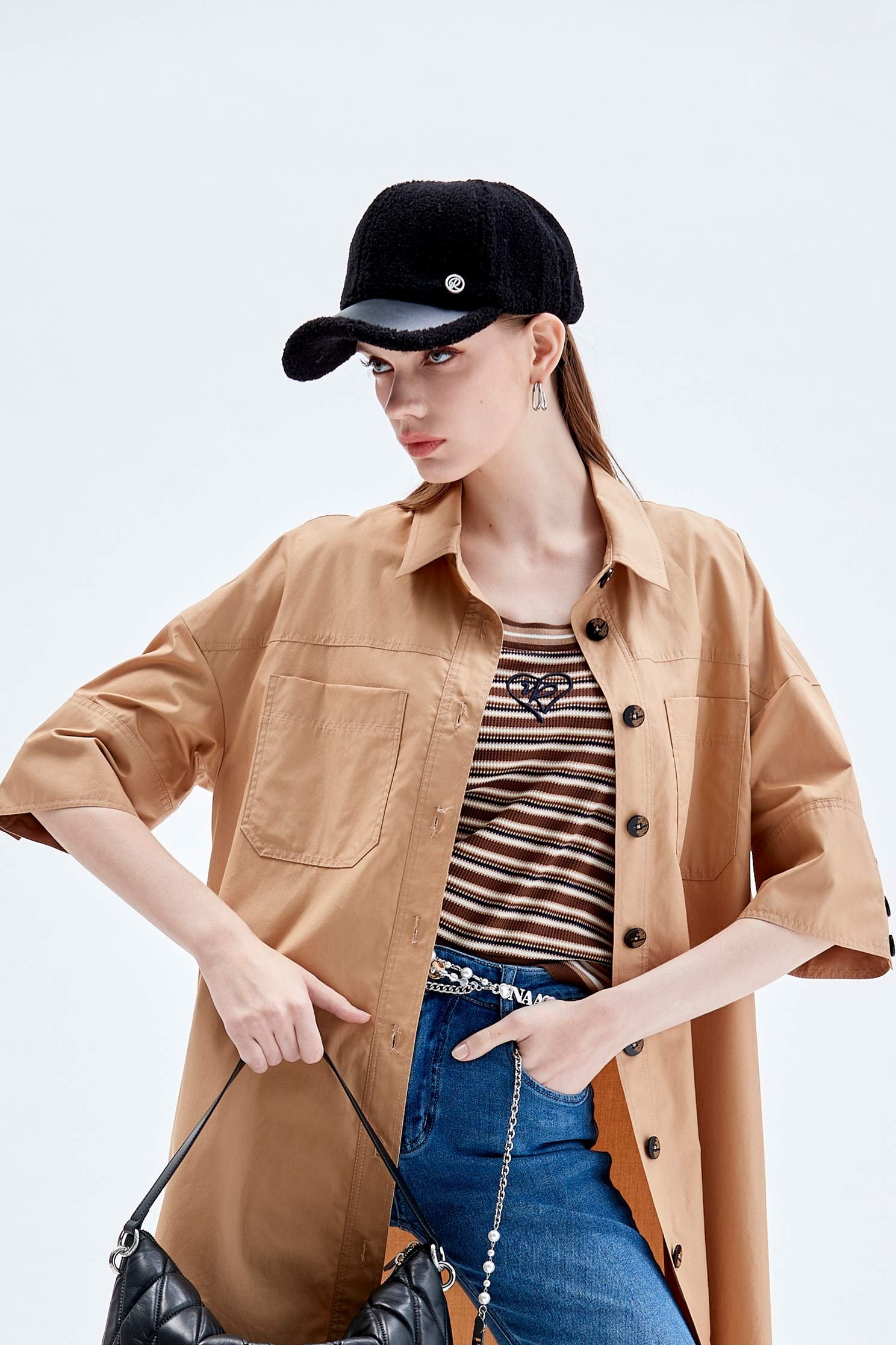 Faux Shearling Baseball CapFaux Shearling Baseball Cap,Season (AW) Look