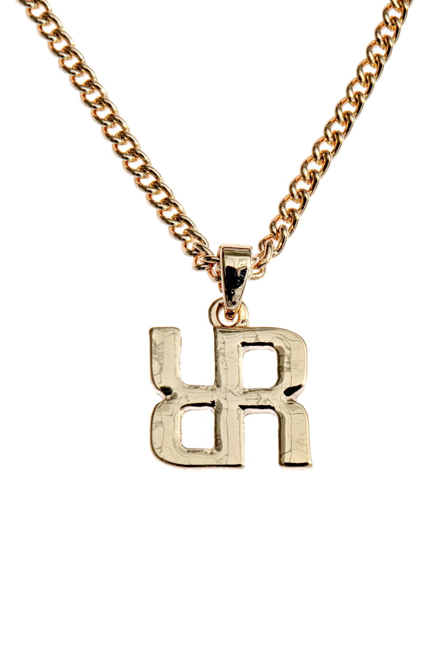 Double R Pendant Layer NecklaceStylish woven necklace with double R design,Season (SS) Look,Necklaces