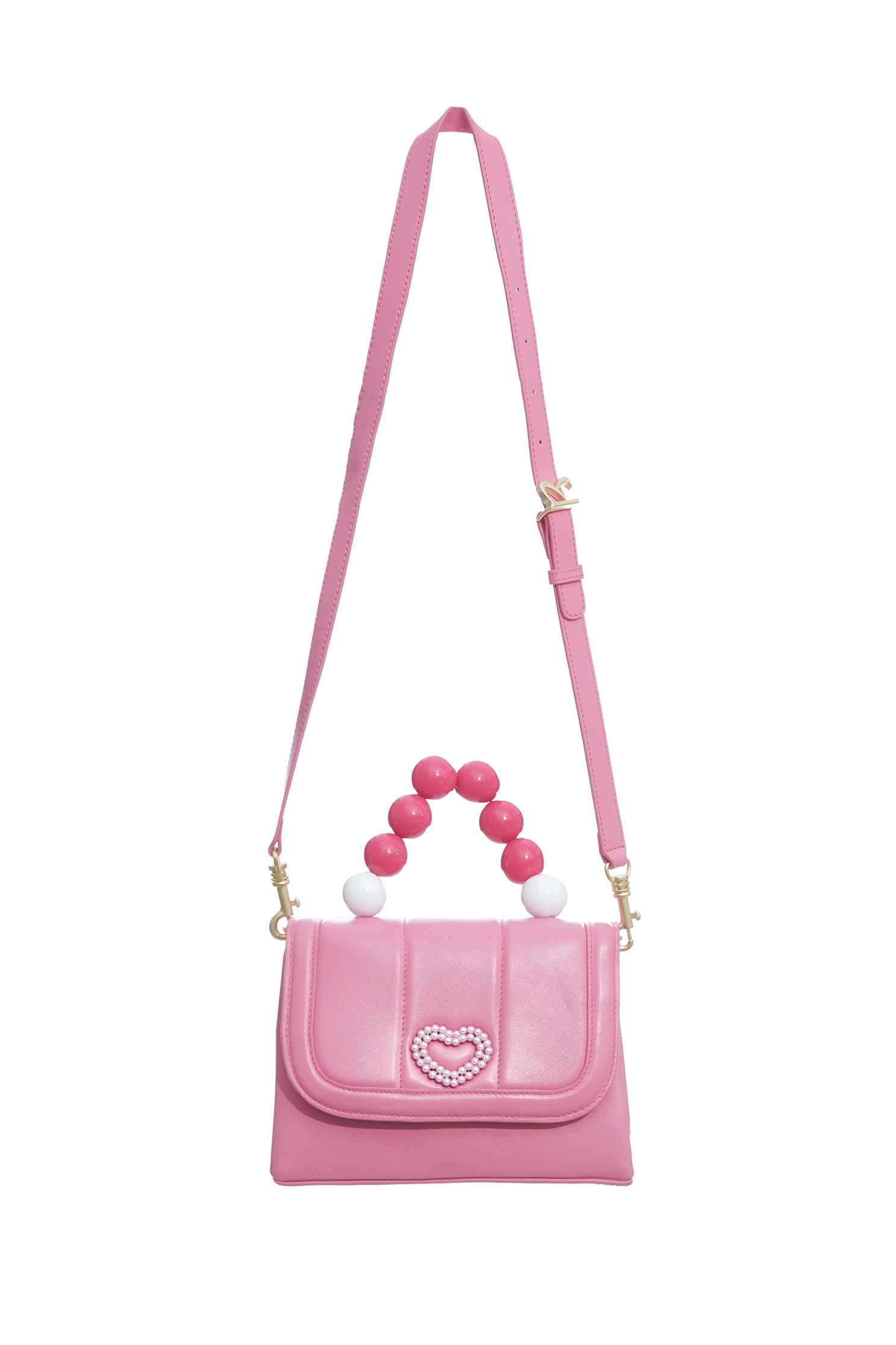 Pearl Heart Logo Sling BagPearl Heart Logo Sling Bag,Crossbody bags,Season (SS) Look,pearl