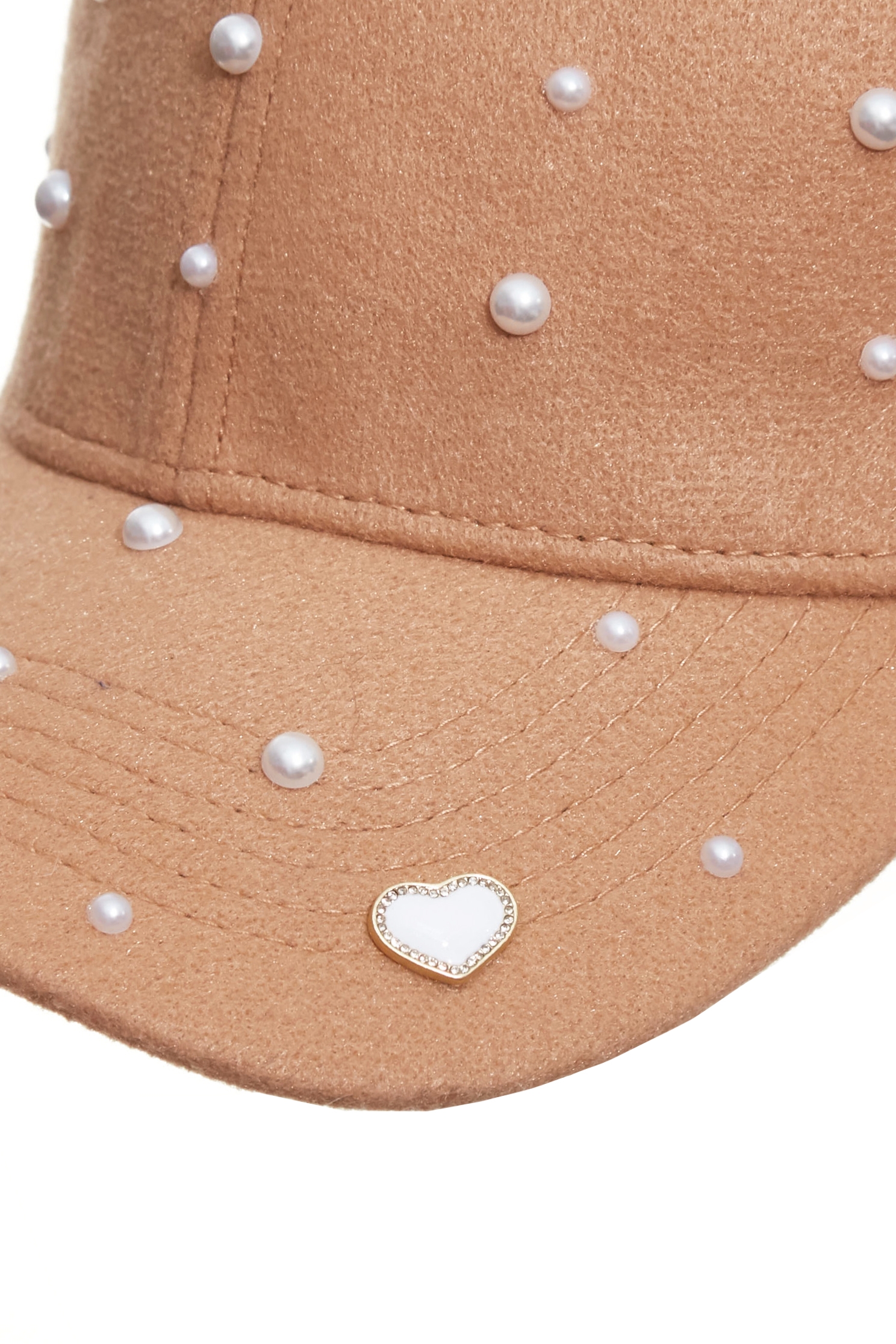Pearl Applique Base Ball CapPearl Applique Base Ball Cap,pearl,Season (AW) Look