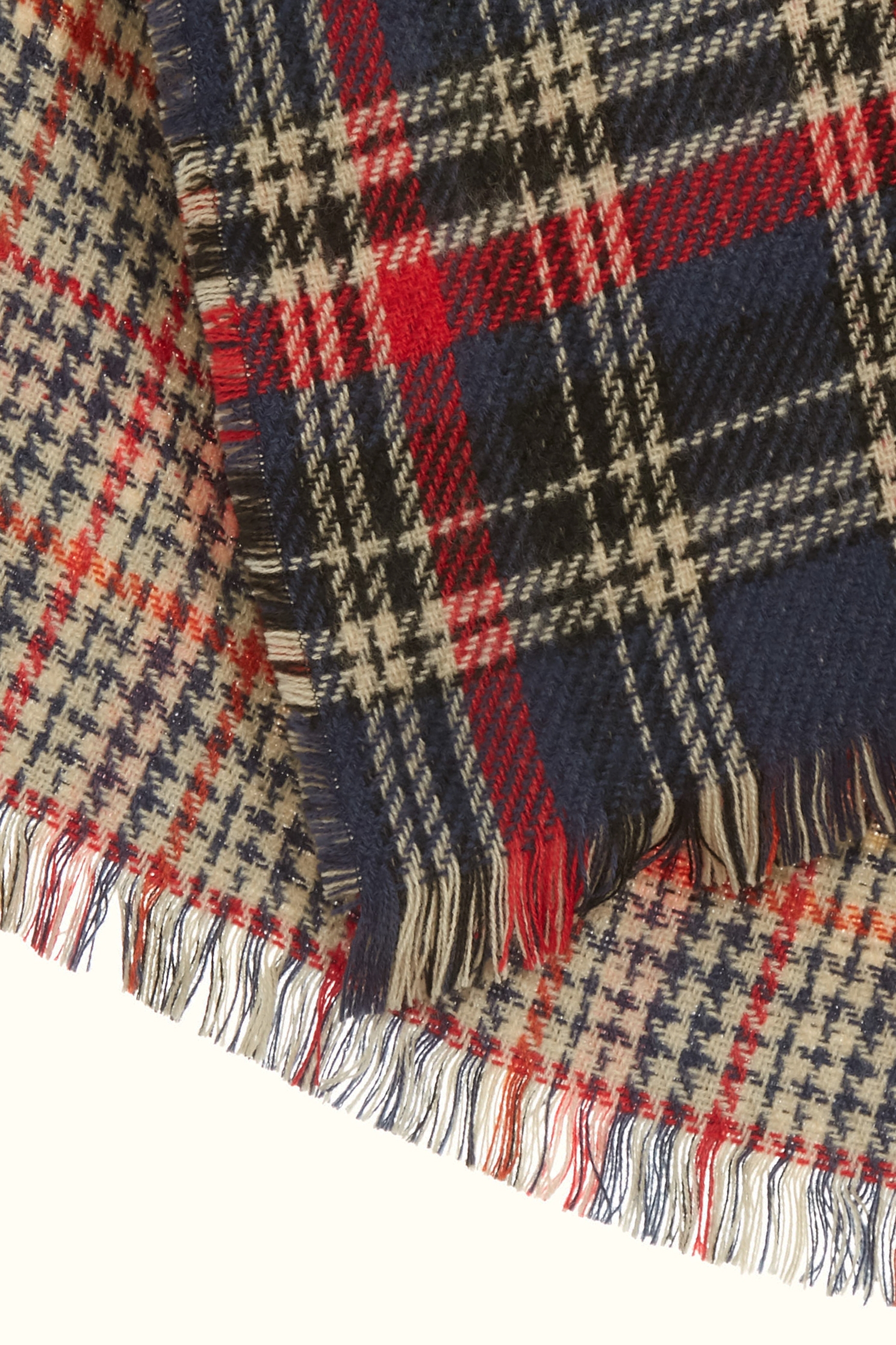 Plaid Printed ScarfPlaid Printed Scarf,Scarves,Season (SS) Look,Plaid