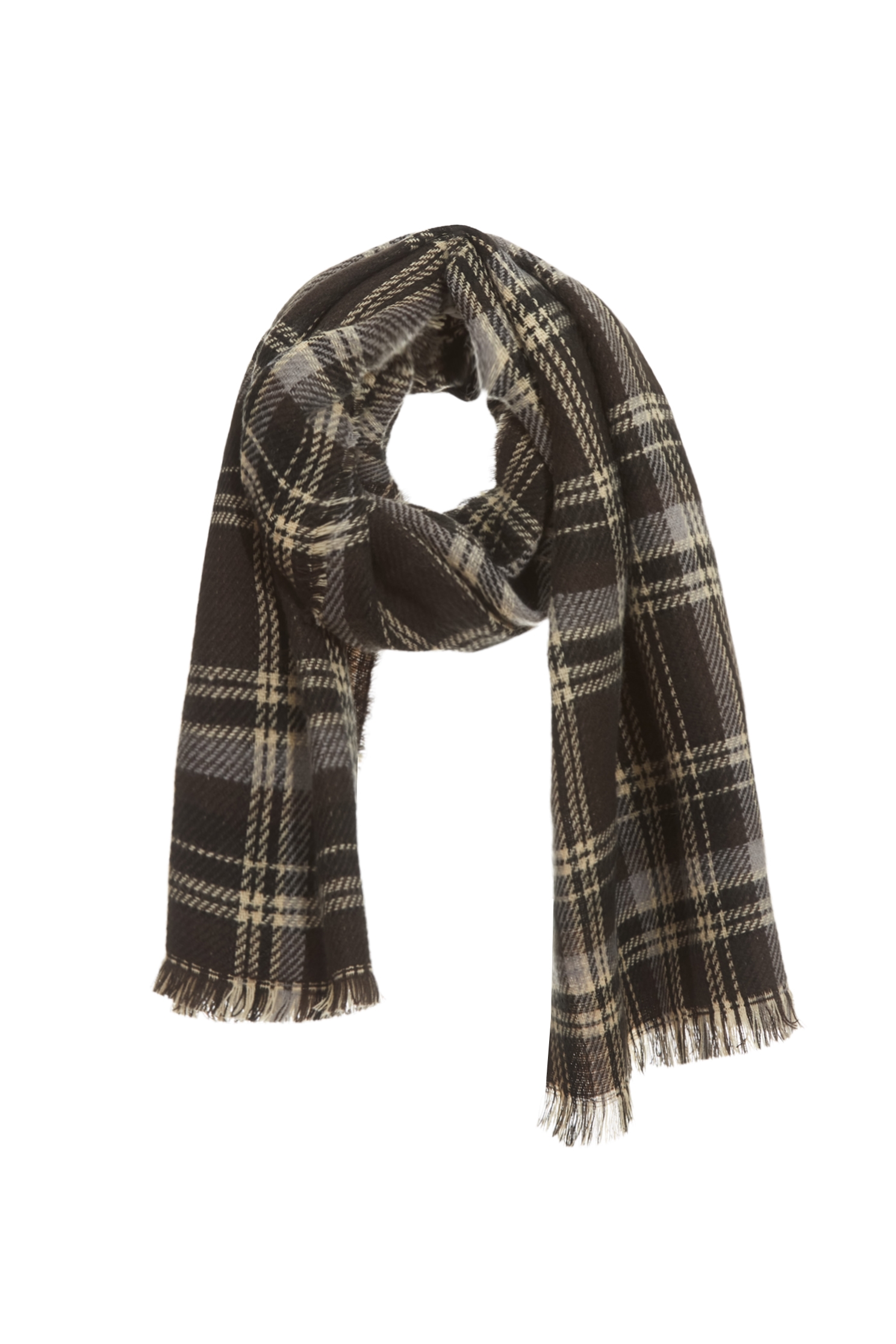 Plaid Printed ScarfPlaid Printed Scarf,Scarves,Season (SS) Look,Plaid