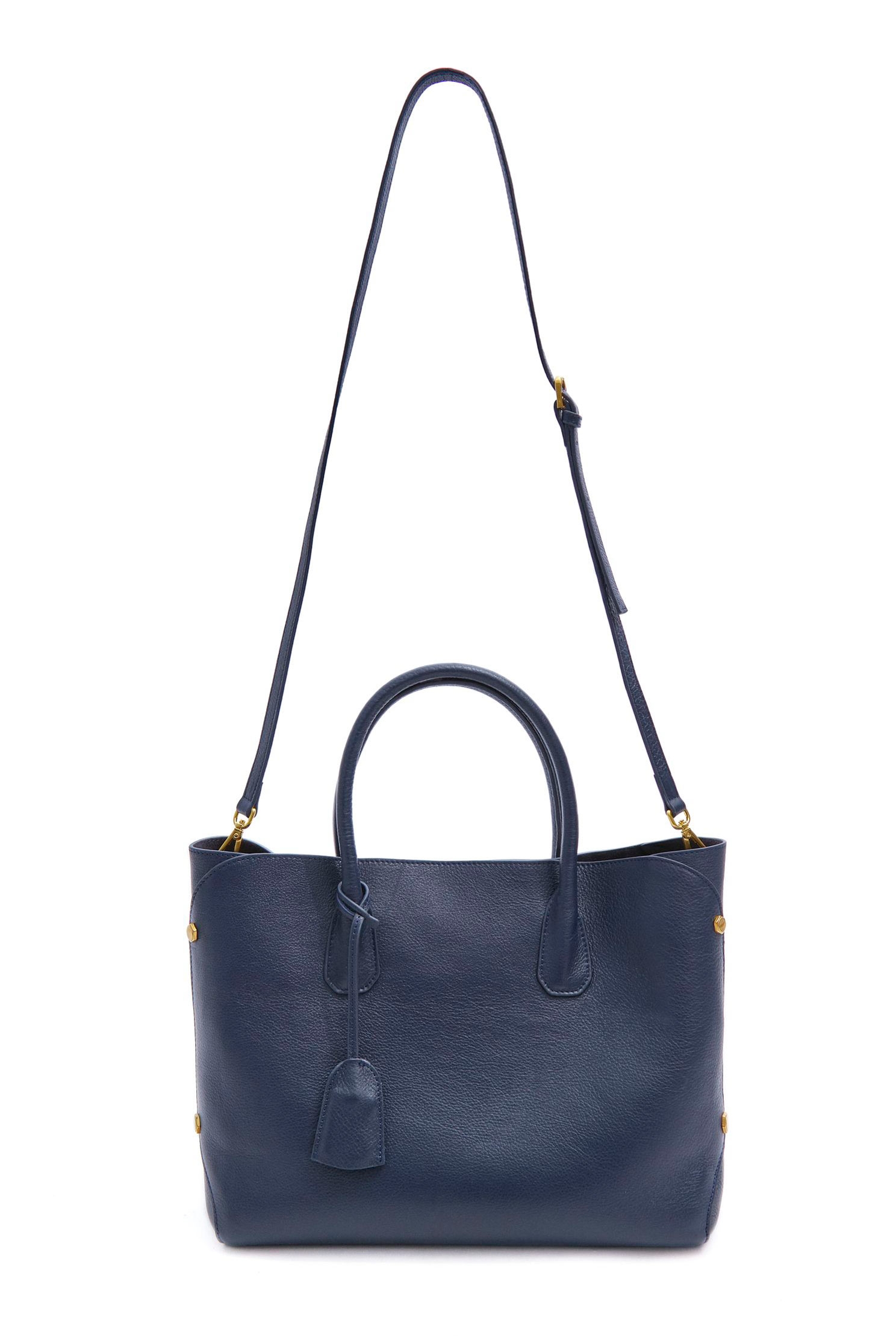 R Logo Leather BagLeather tote with metal trim,Season (SS) Look,Leather