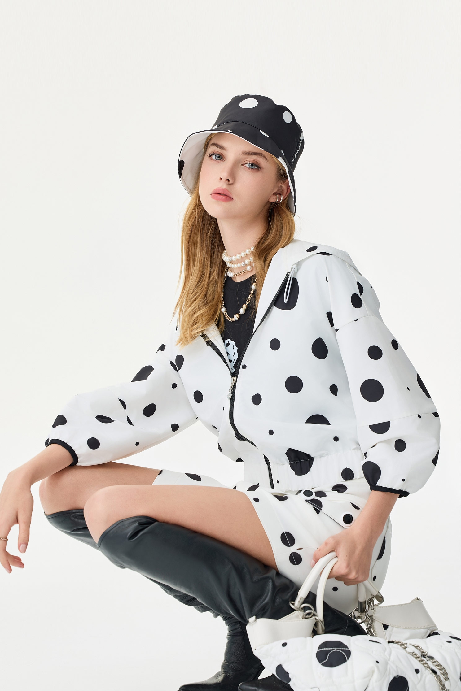 Polka Dot Bucket HatPolka Dot Bucket Hat,Season (SS) Look