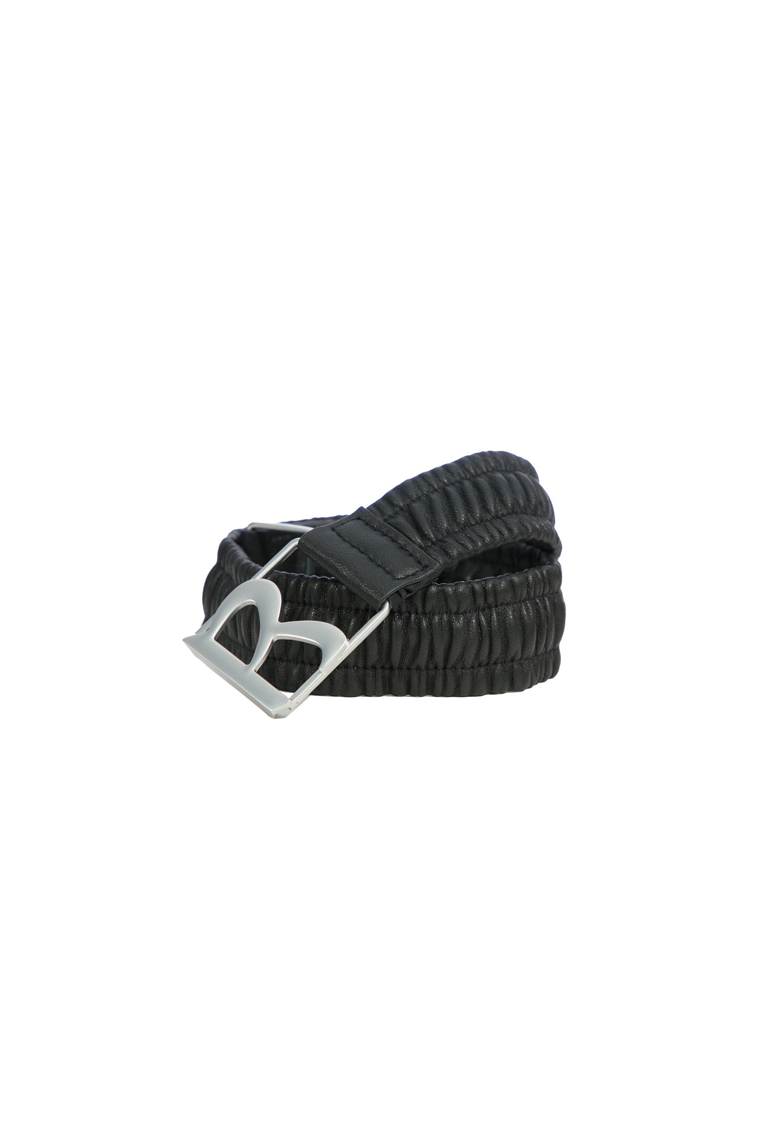 Silver R Buckle Elastic BeltSilver R Buckle Elastic Belt,Belts,Season (AW) Look,Belts