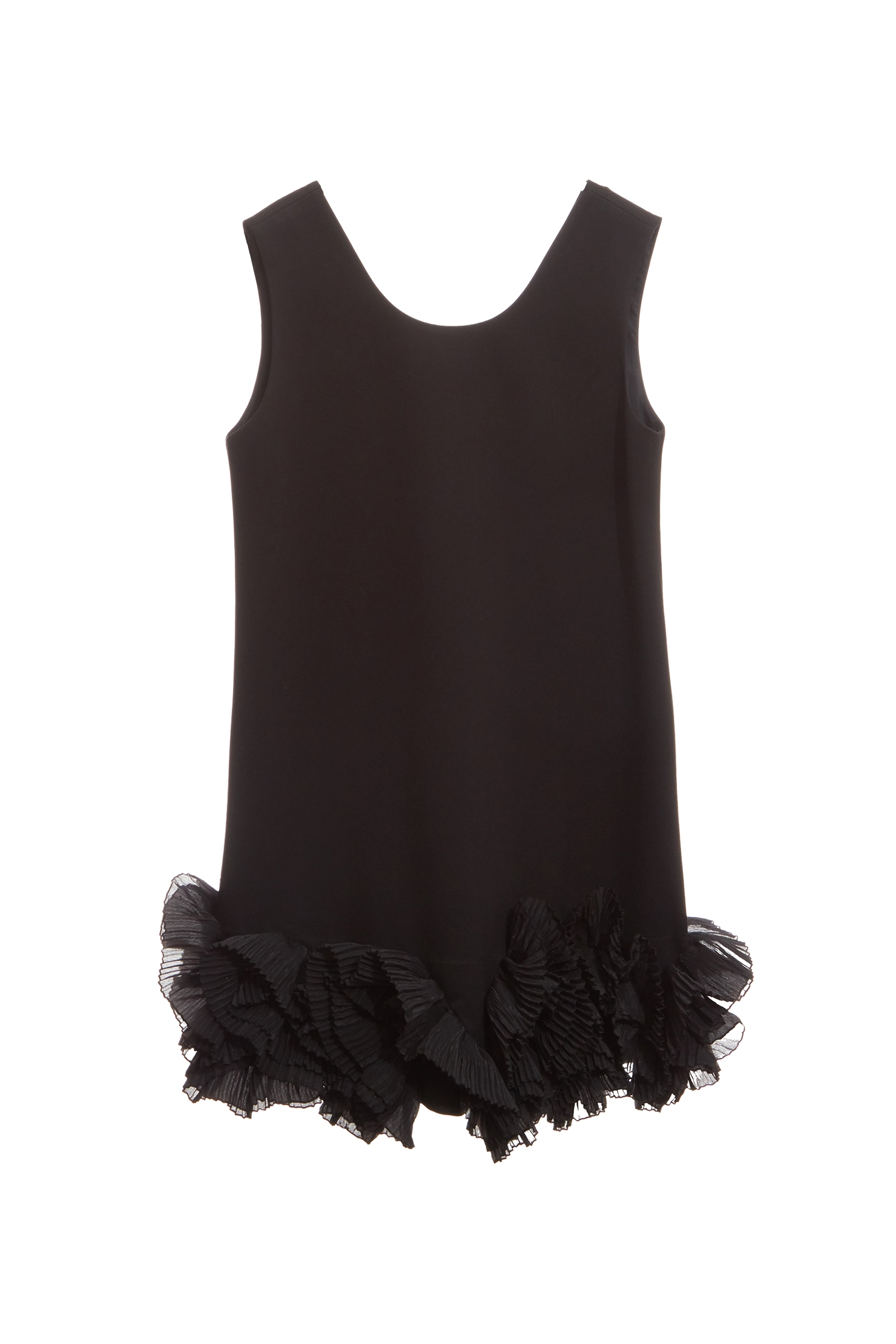 Sleeveless 3-D Ruffle Pleated DressSleeveless 3-D Ruffle Pleated Dress,cocktaildresses,Evening dresses,Season (AW) Look