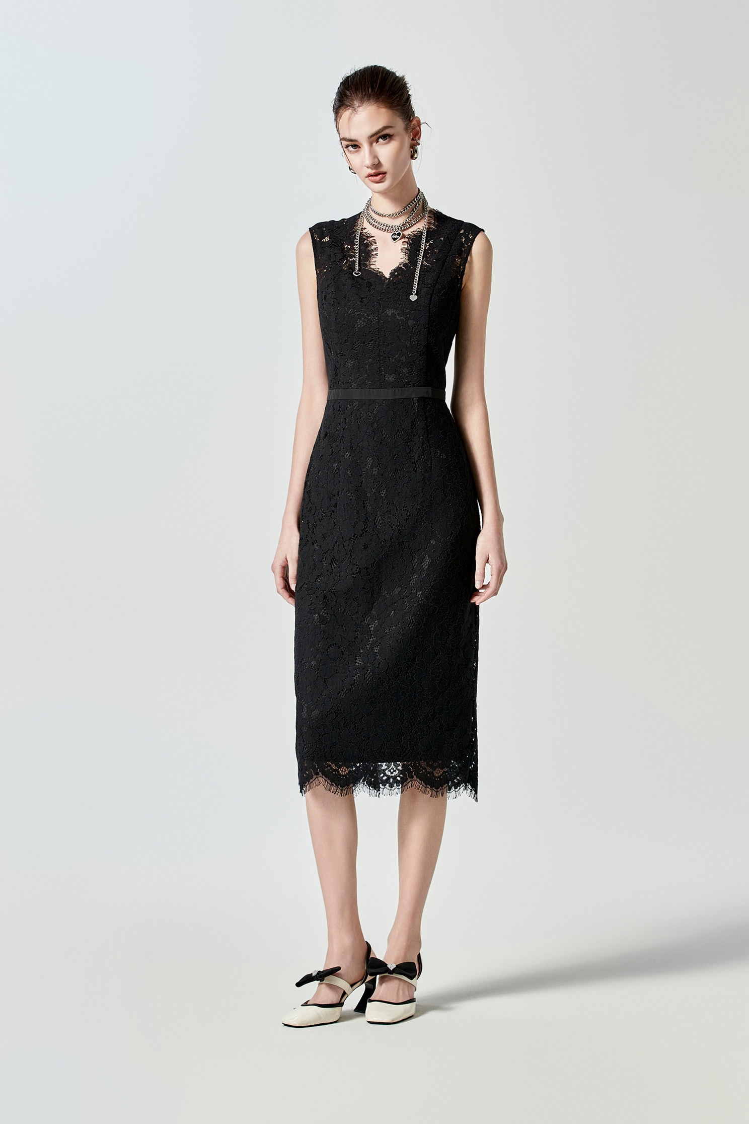 Full Lace Sleeveless Fitted DressFull Lace Sleeveless Fitted Dress,cocktaildresses,Season (SS) Look,Evening dresses,Lace