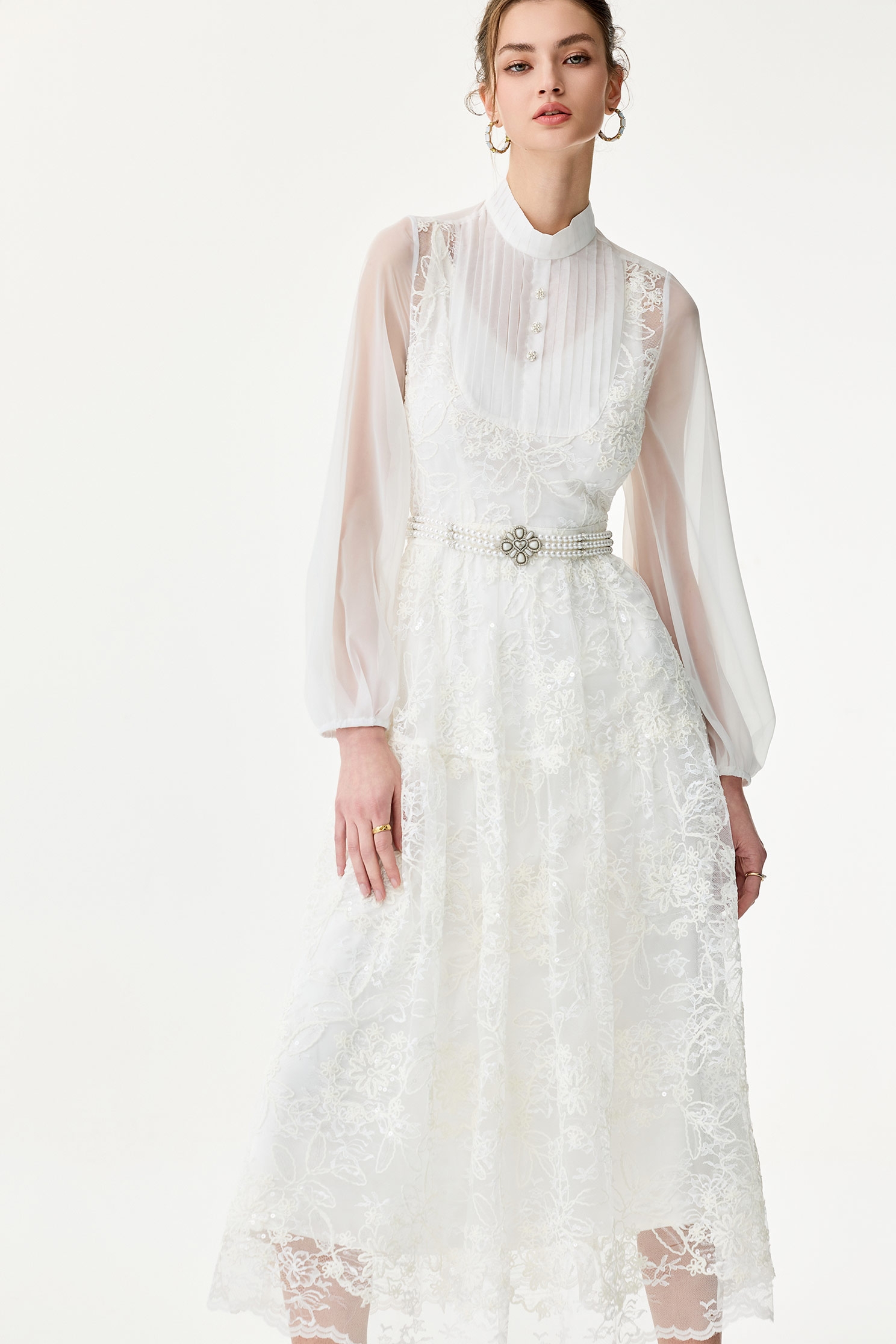 Floral Lace Long Sleeve Maxi DressFloral Lace Long Sleeve Maxi Dress,Embroidered,cocktaildresses,Season (SS) Look,Evening dresses,Lace,Lace dresses,Maxi dresses