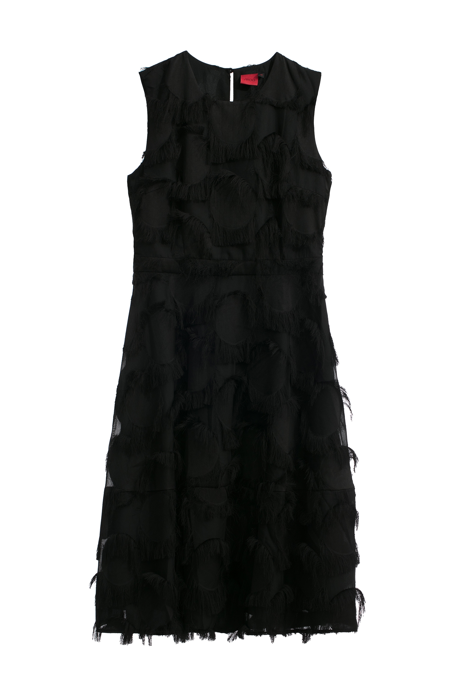 Sleeveless Black Fringe DressSleeveless Black Fringe Dress,cocktaildresses,Season (SS) Look,Evening dresses